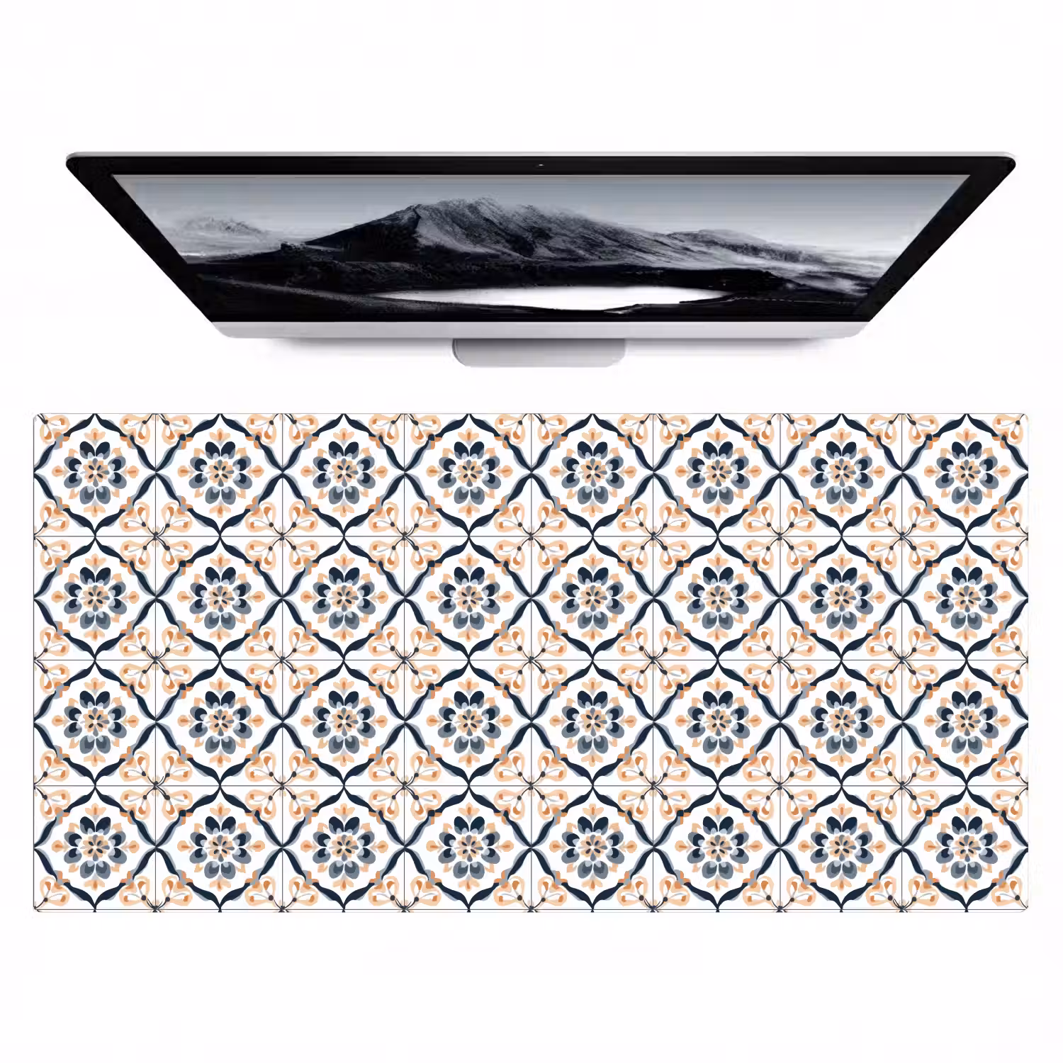 Bladvorm - Patroon - Kleurrijk Muismat XXL klein 681 -zzz3d