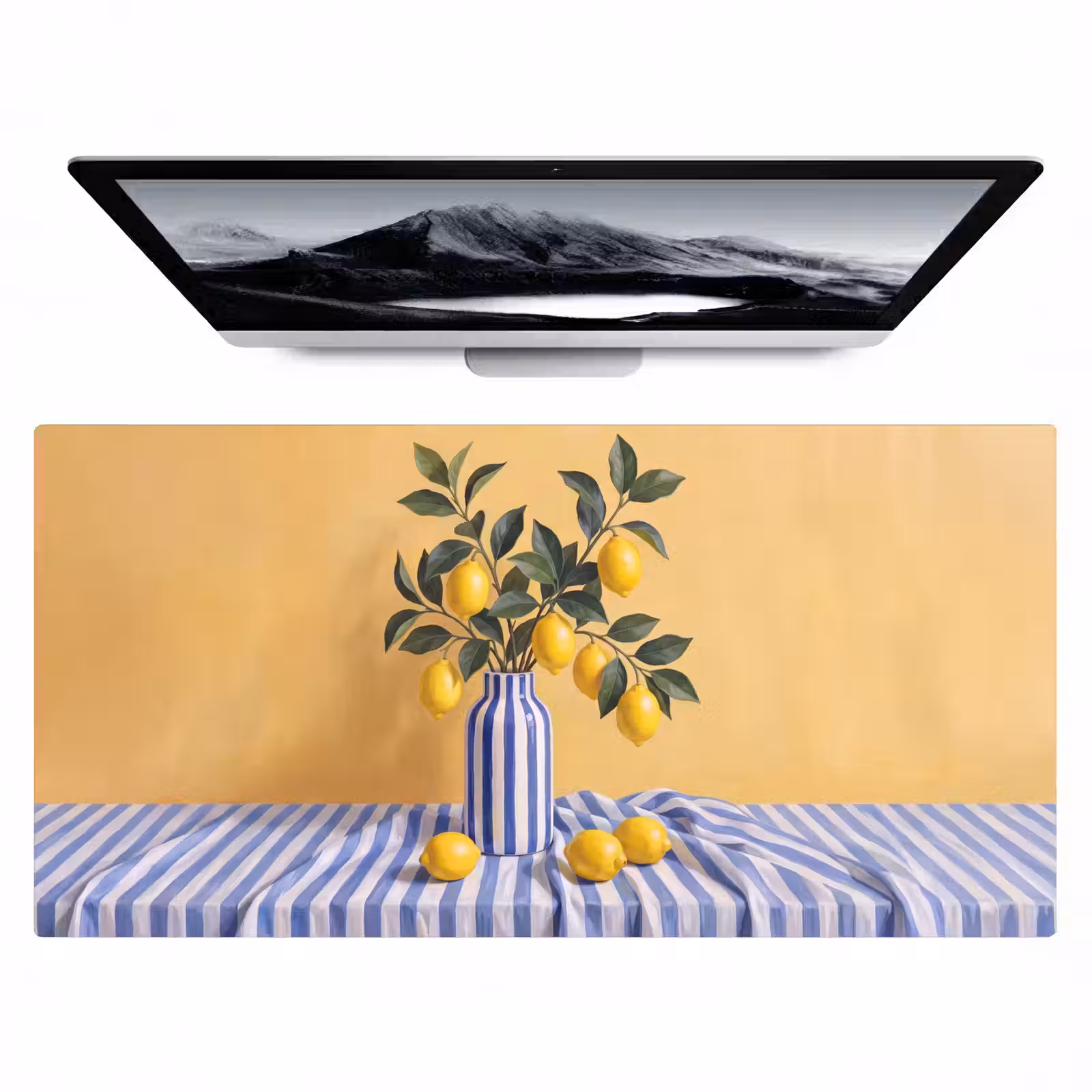 Desk Mat - Lemon - Still Life - Modern - Citroen - Stilleven - Modern Muismat XXL klein