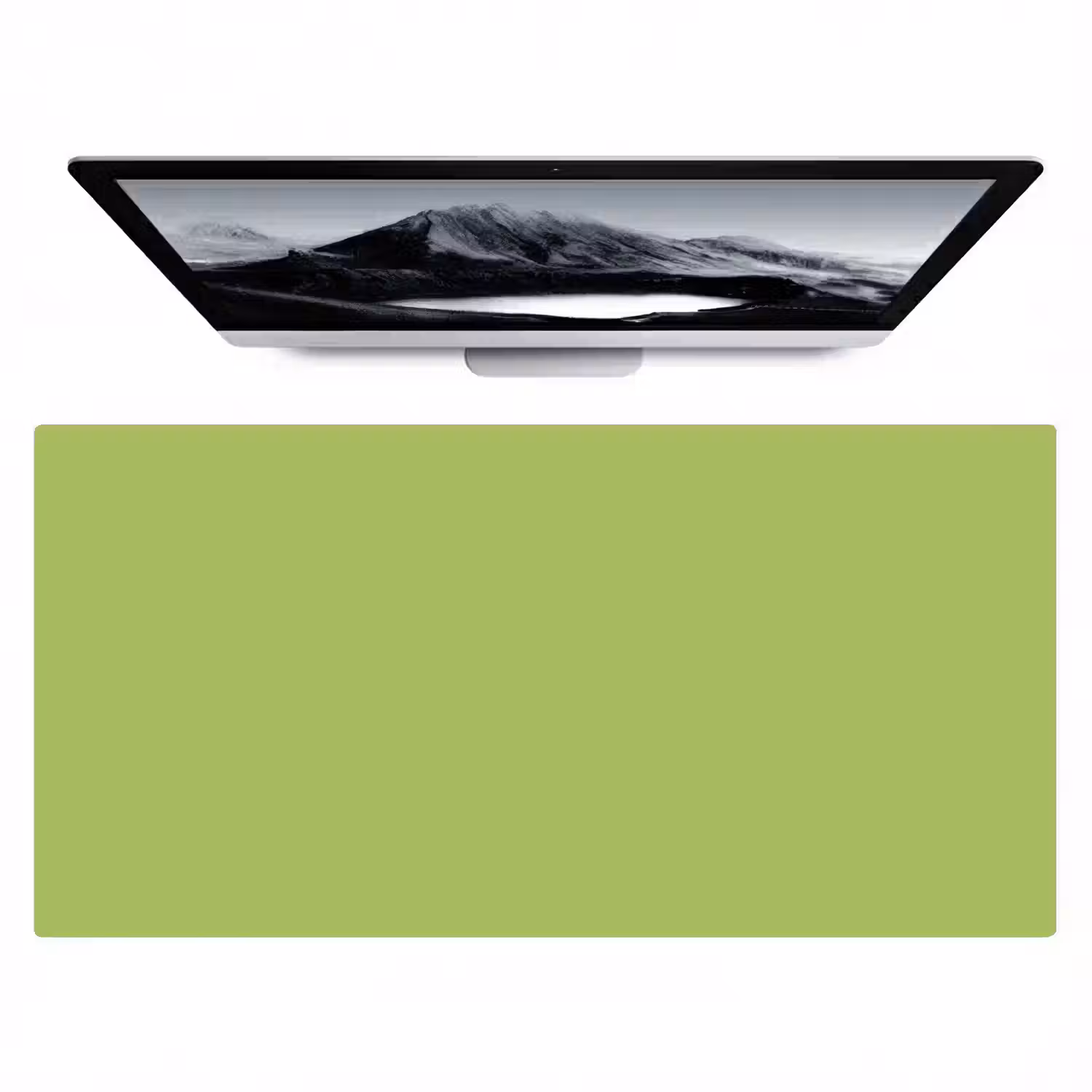 Lime - Glow - Groen Muismat XXL klein 681 -zzz3d