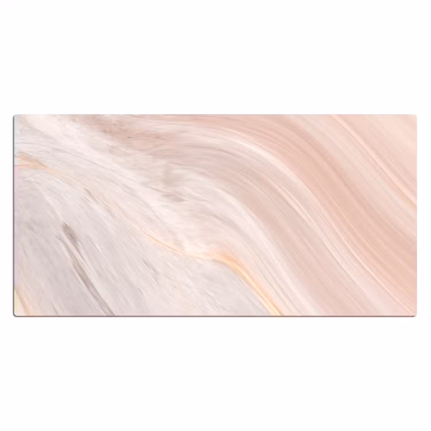 Marmer - Patroon - Pastel - Abstract - Marmerlook - Luxe Muismat XXL klein -3d_leeg