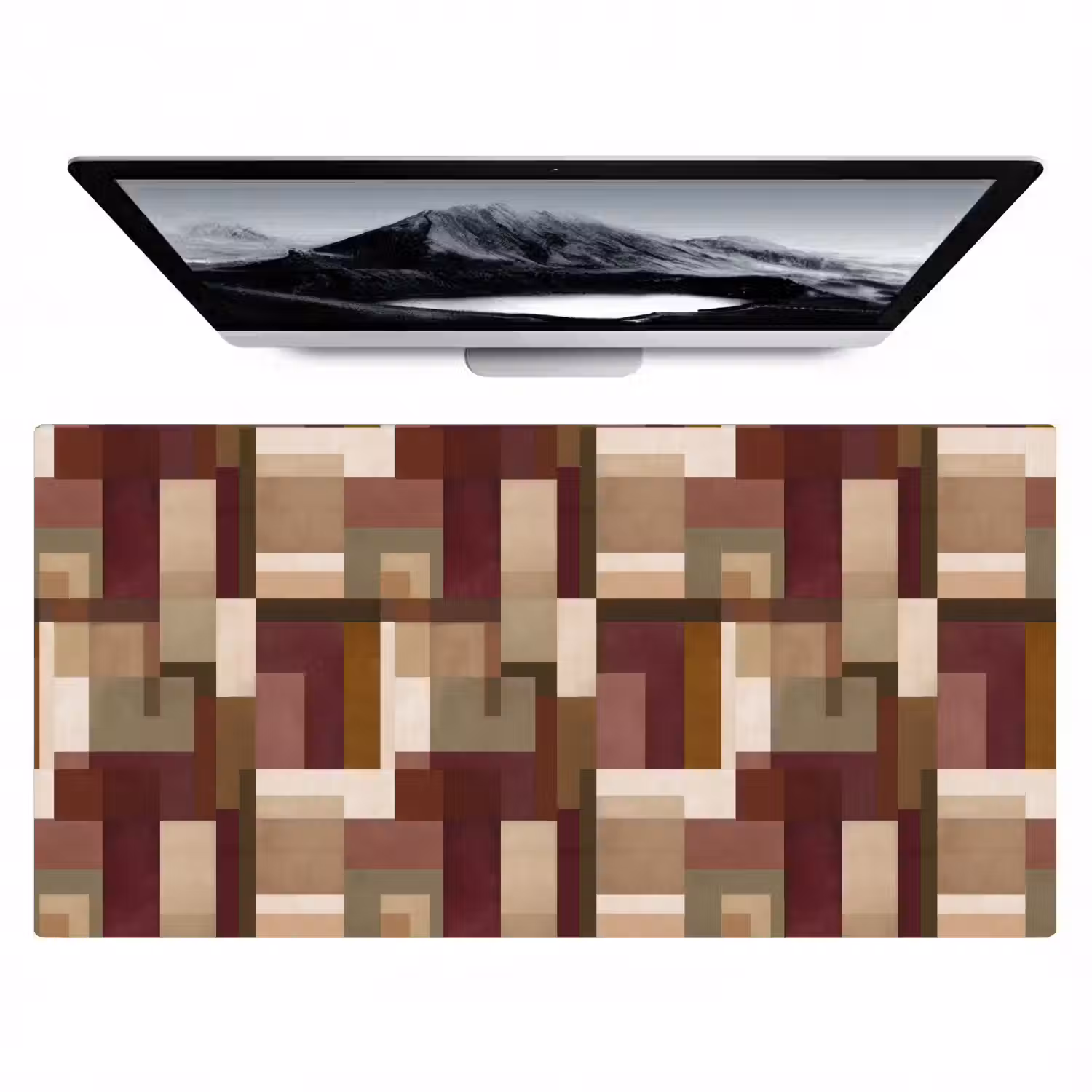 Modern - Geometrie - Kleurrijk Muismat XXL klein 681 -zzz3d