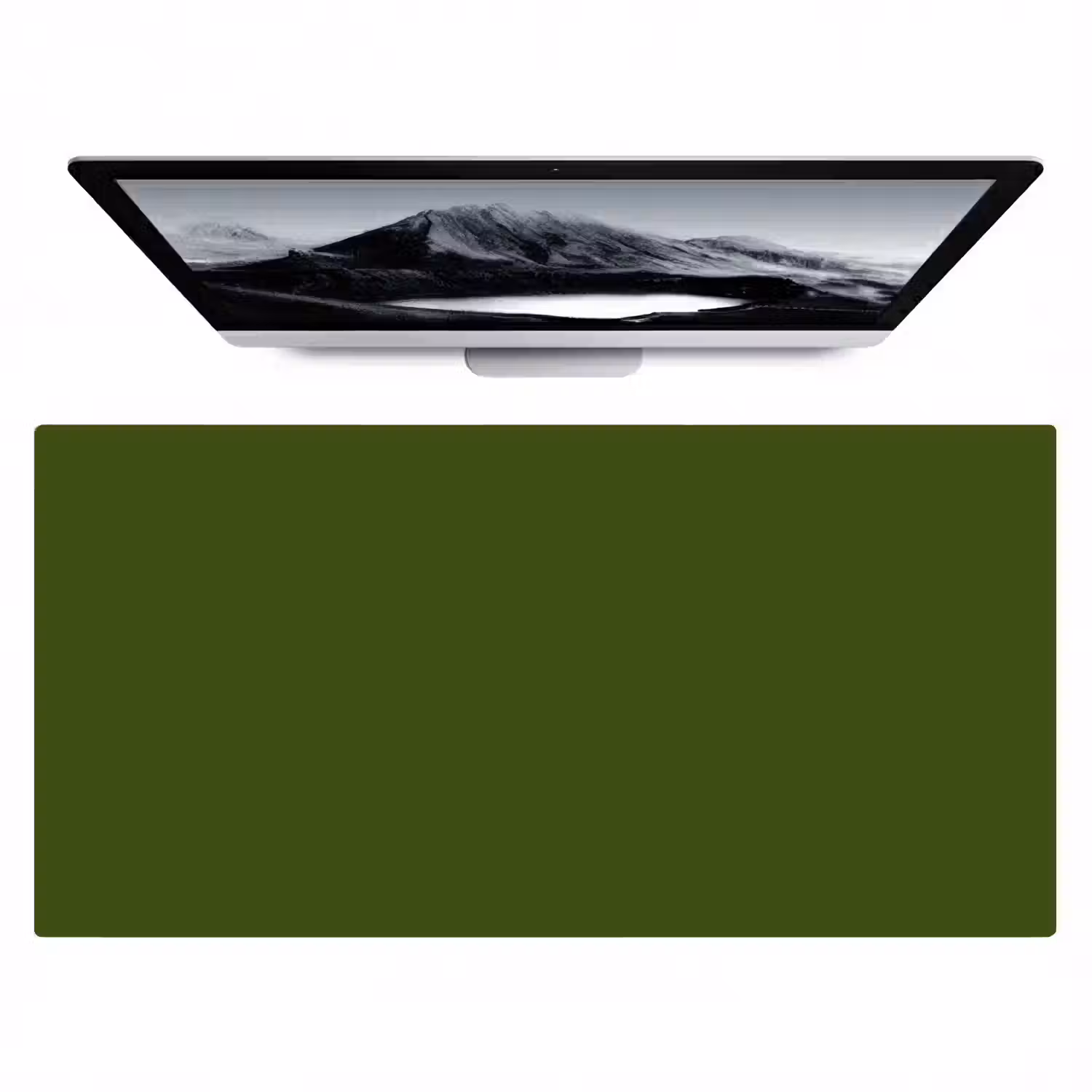 Olive - Drab - Groen Muismat XXL klein 681 -zzz3d