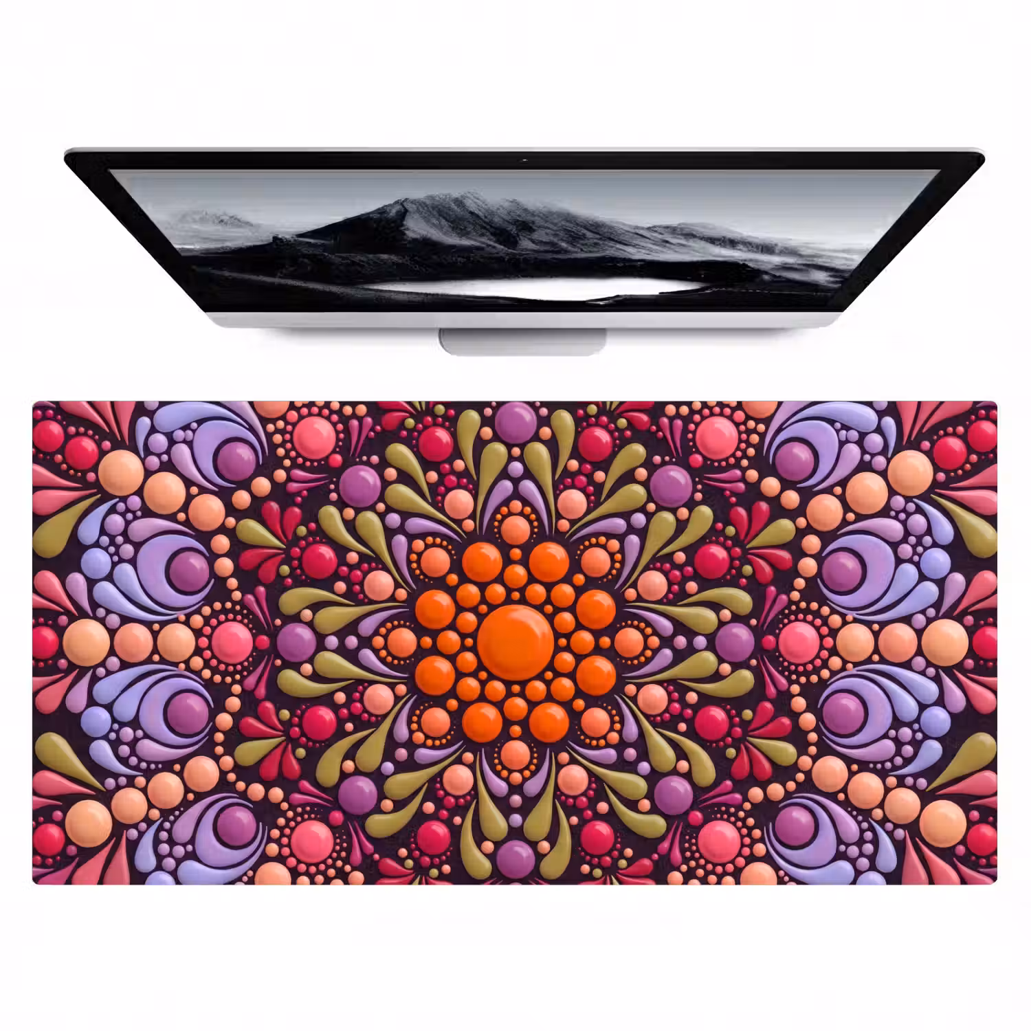 Patroon - Stippen - Abstract - Modern - Kleurrijk Muismat XXL klein -zzz3d