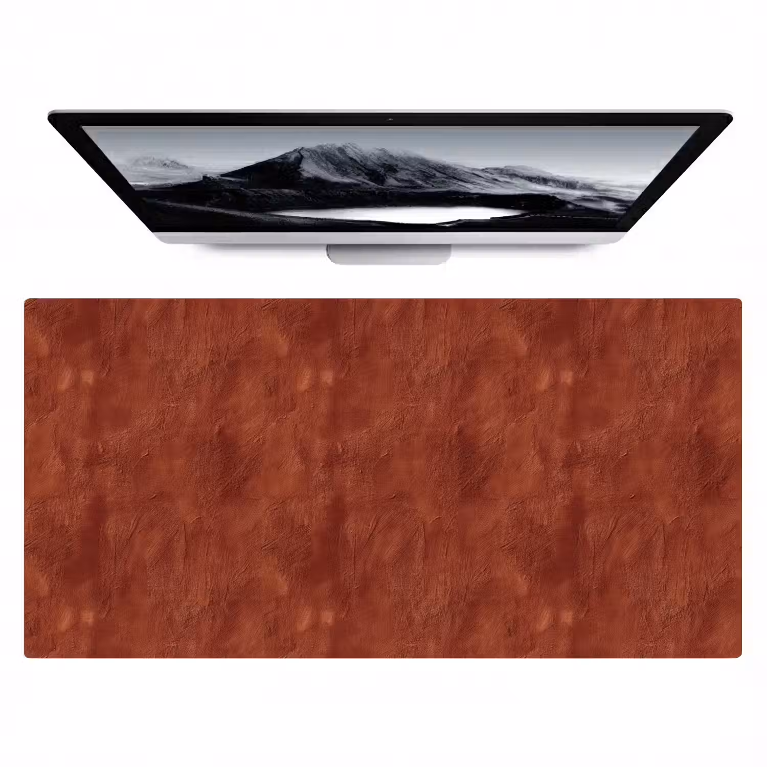 Stucwerk - Textuur - Terracotta Muismat XXL klein 681 -zzz3d