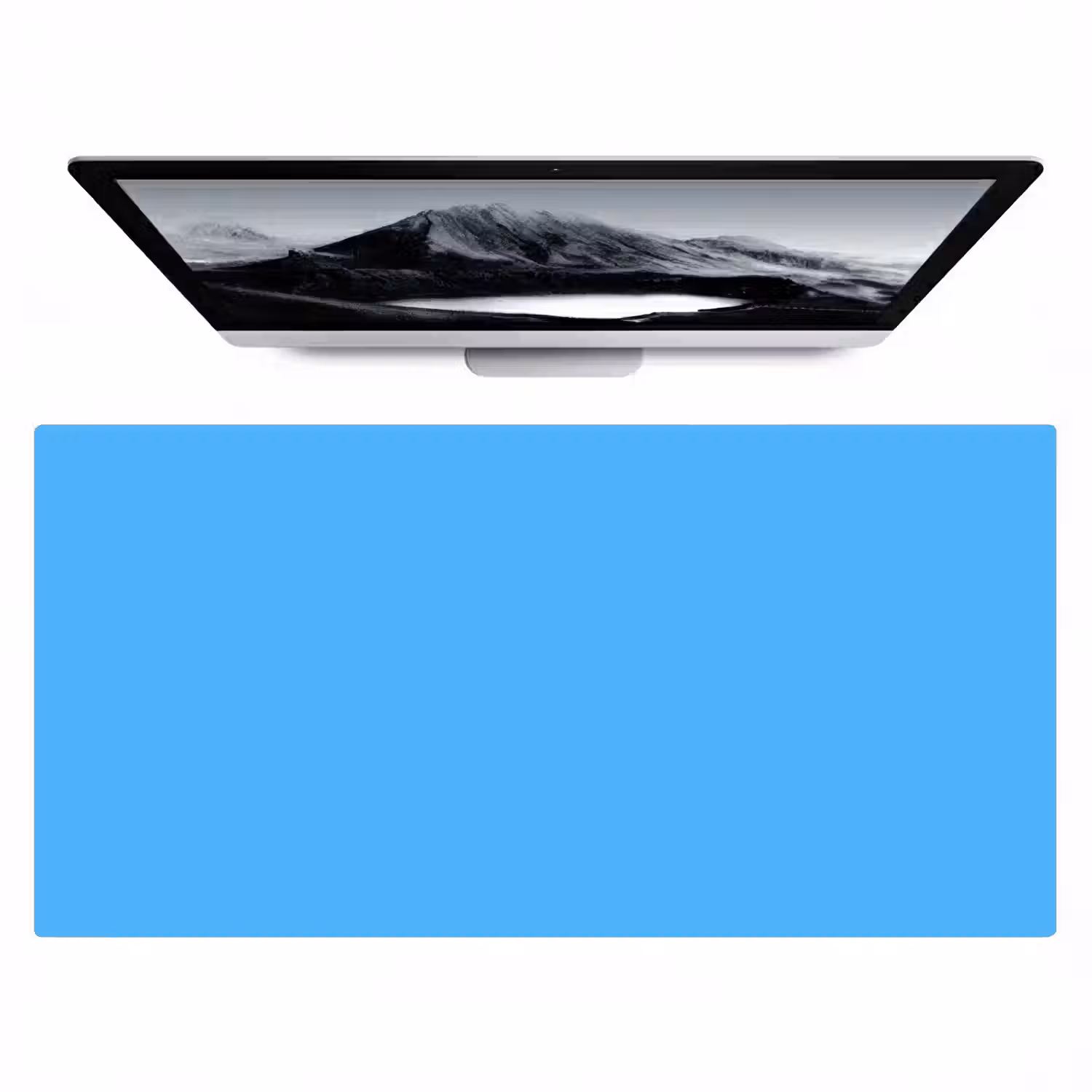Sky - Blue - Blauw Muismat XXL klein 681 -zzz3d