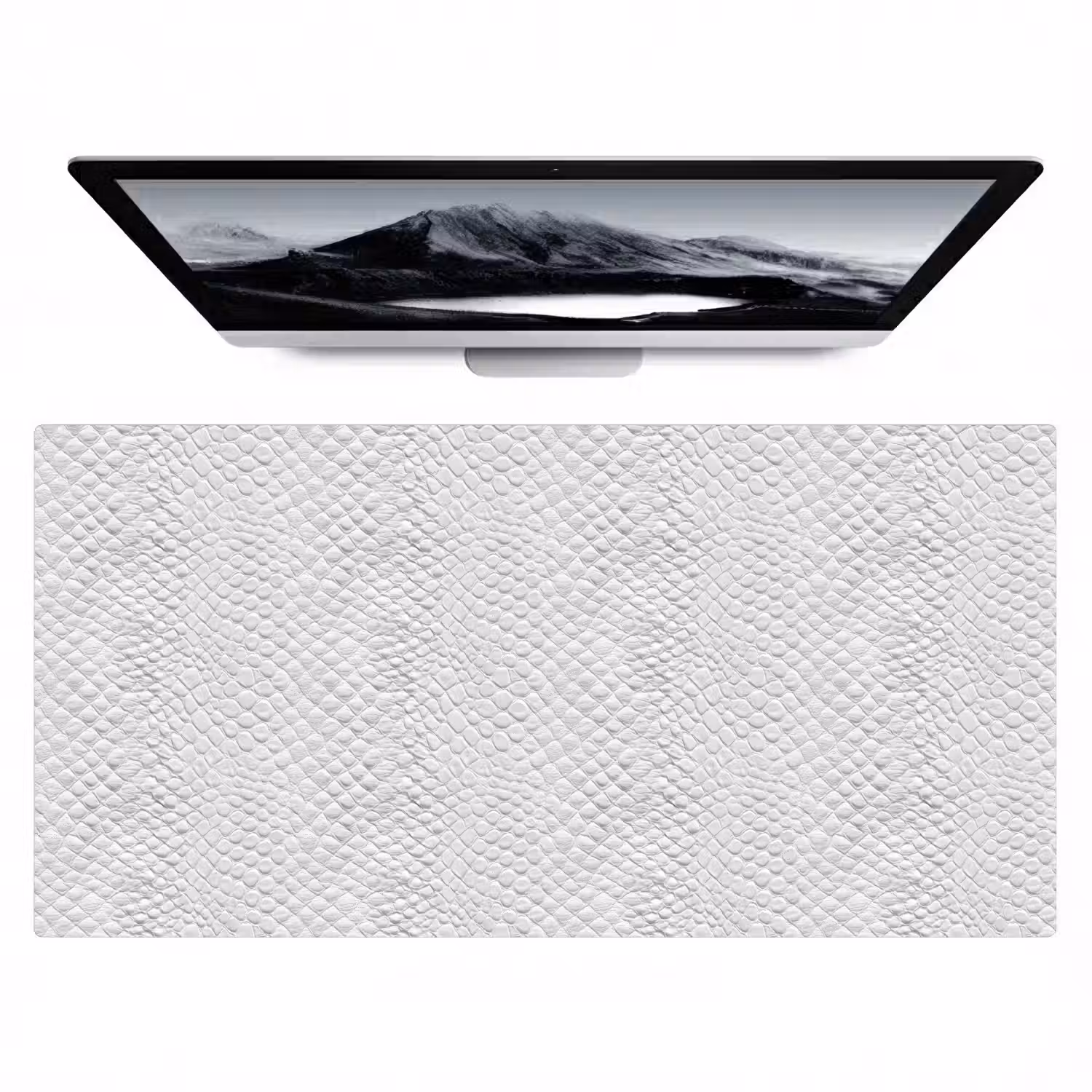 Slang - Patroon - Wit Muismat XXL klein 681 -zzz3d