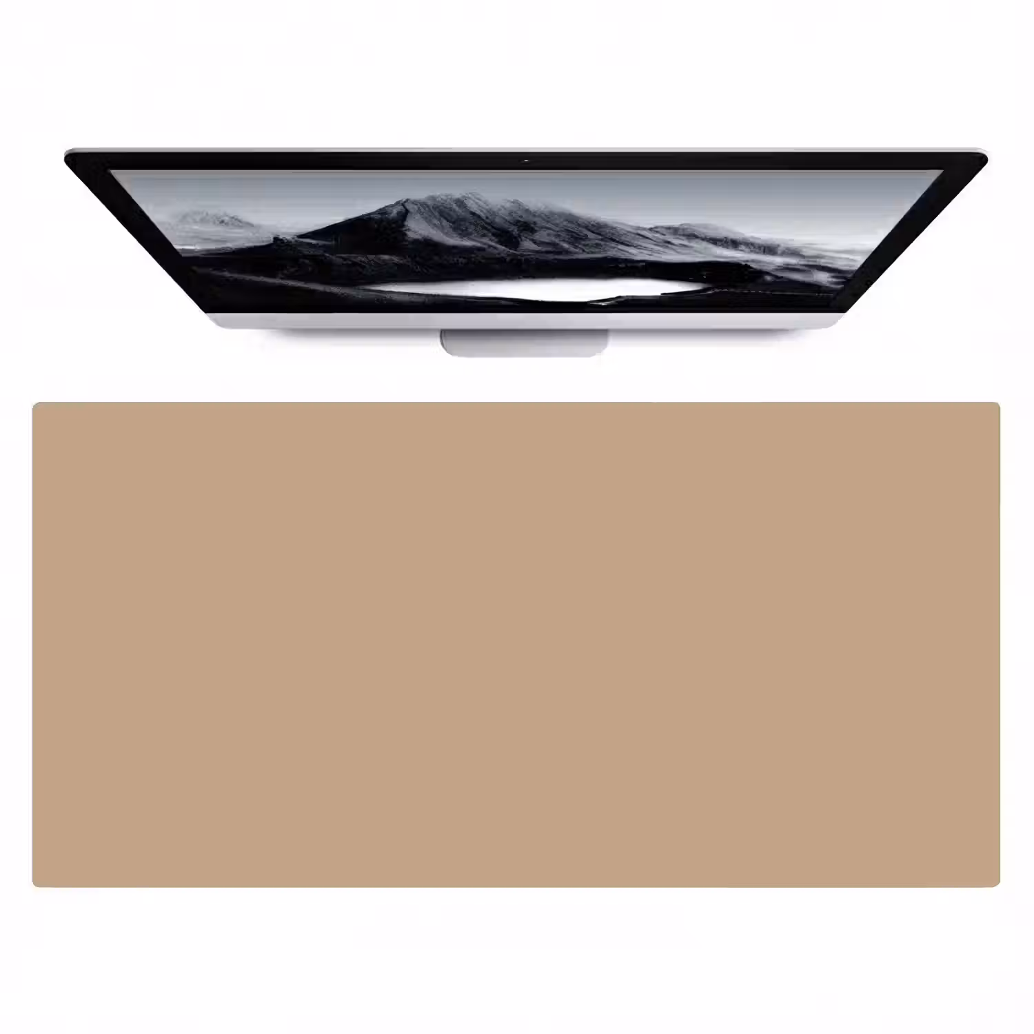 Soft - Taupe - Bruin Muismat XXL klein 681 -zzz3d