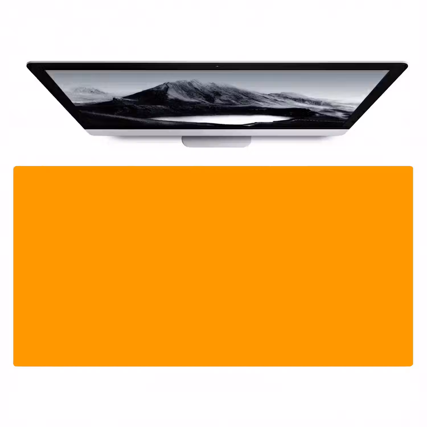 Warm - Ochre - Oranje Muismat XXL klein 681 -zzz3d