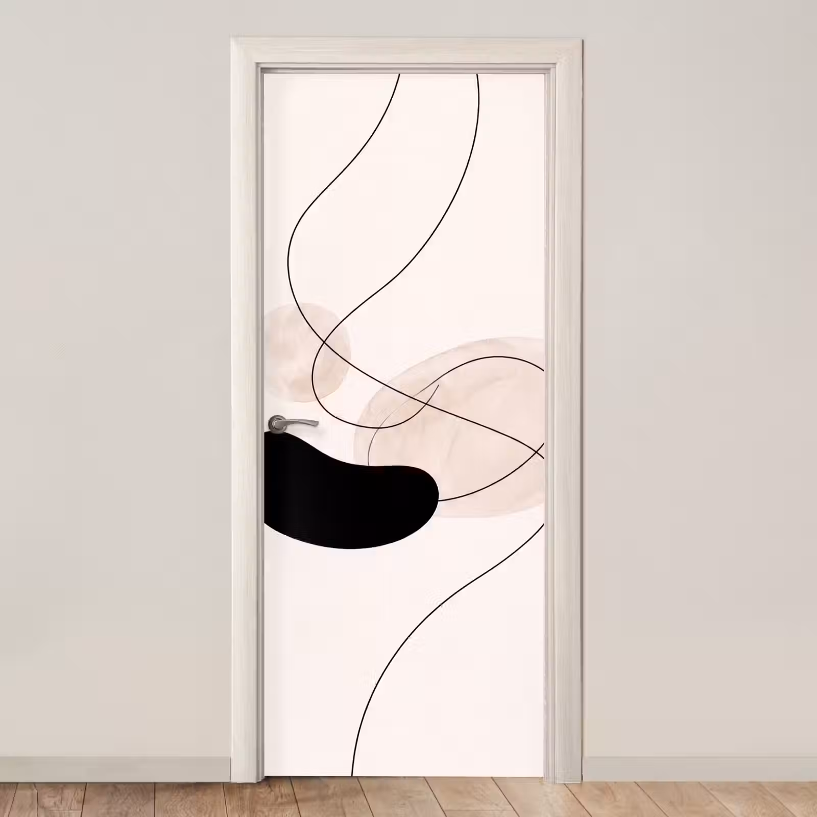 Door sticker - Abstract - Forms - Art - Abstract - Vormen - Kunst deurposter klein