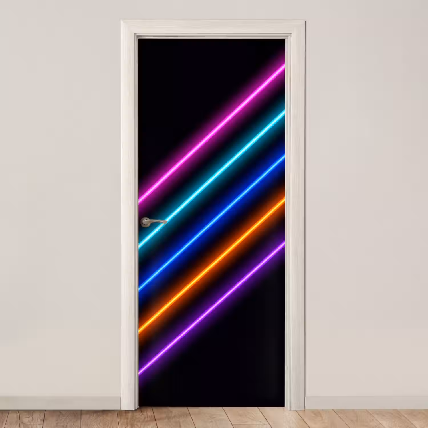 Esthetiek - Retro - Neon deurposter klein -3d_beige