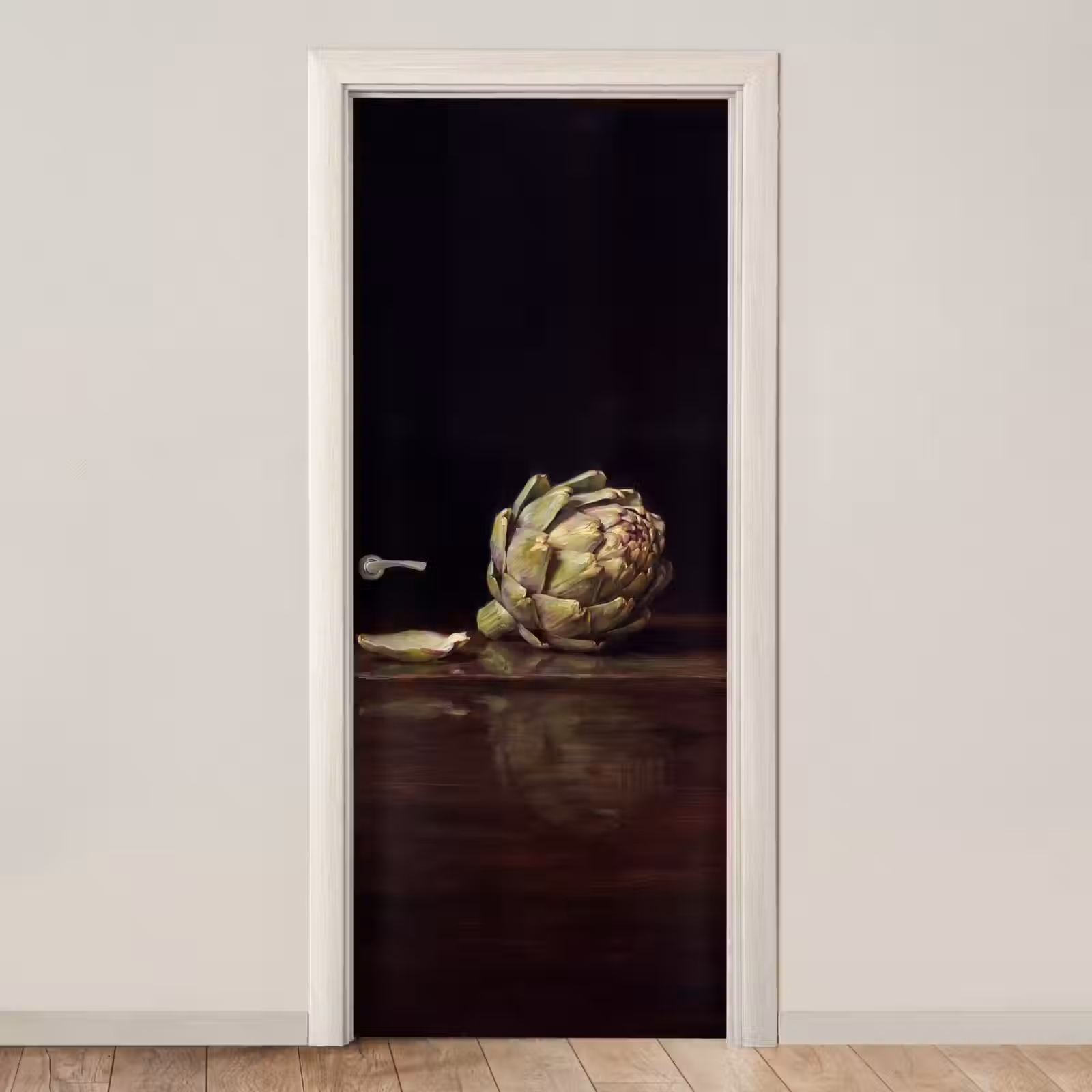 Door sticker - Artichoke - Food - Classic - Artichok - Eten - Klassiek deurposter klein