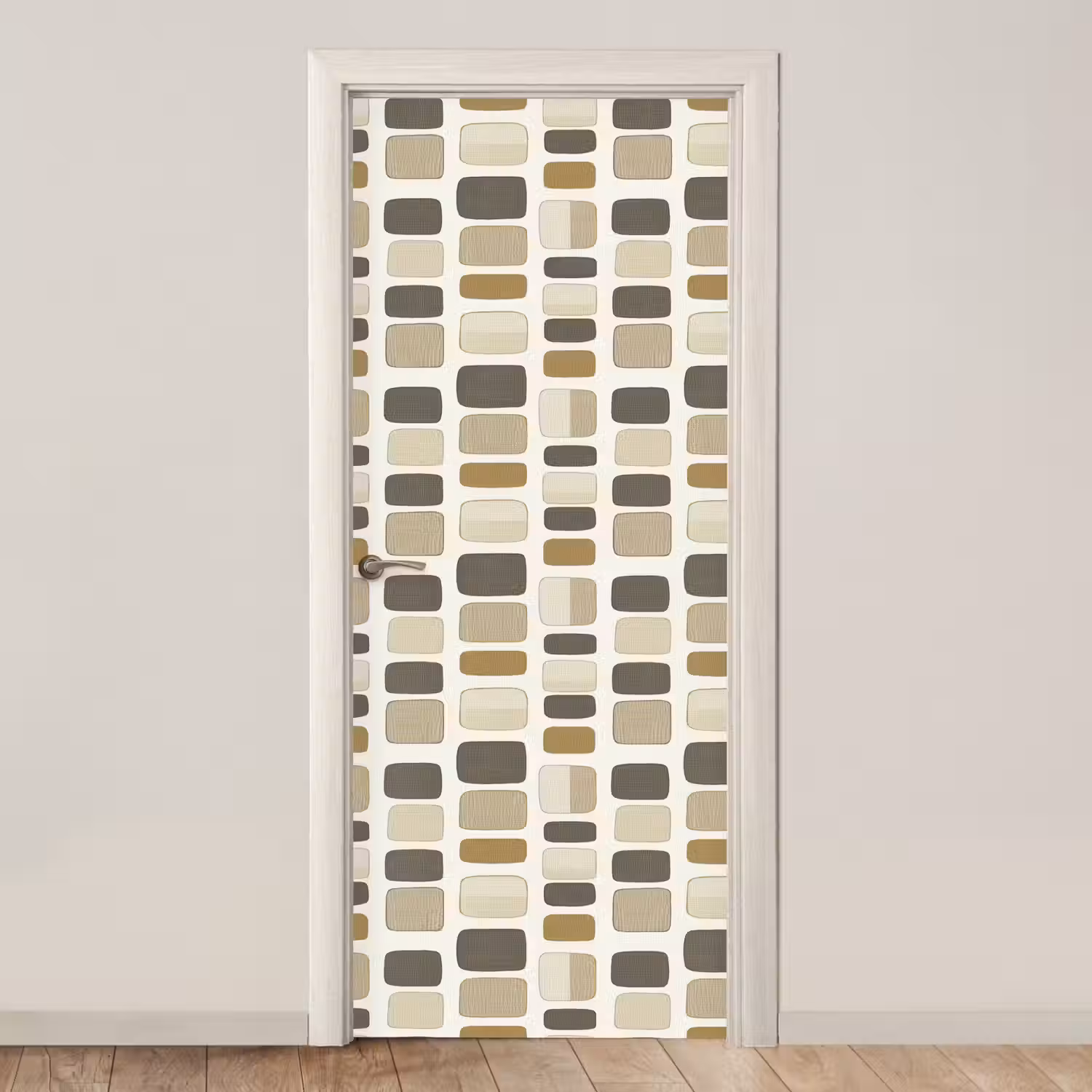 Blokken - Vintage - Grijs deurposter klein 289 -3d_beige