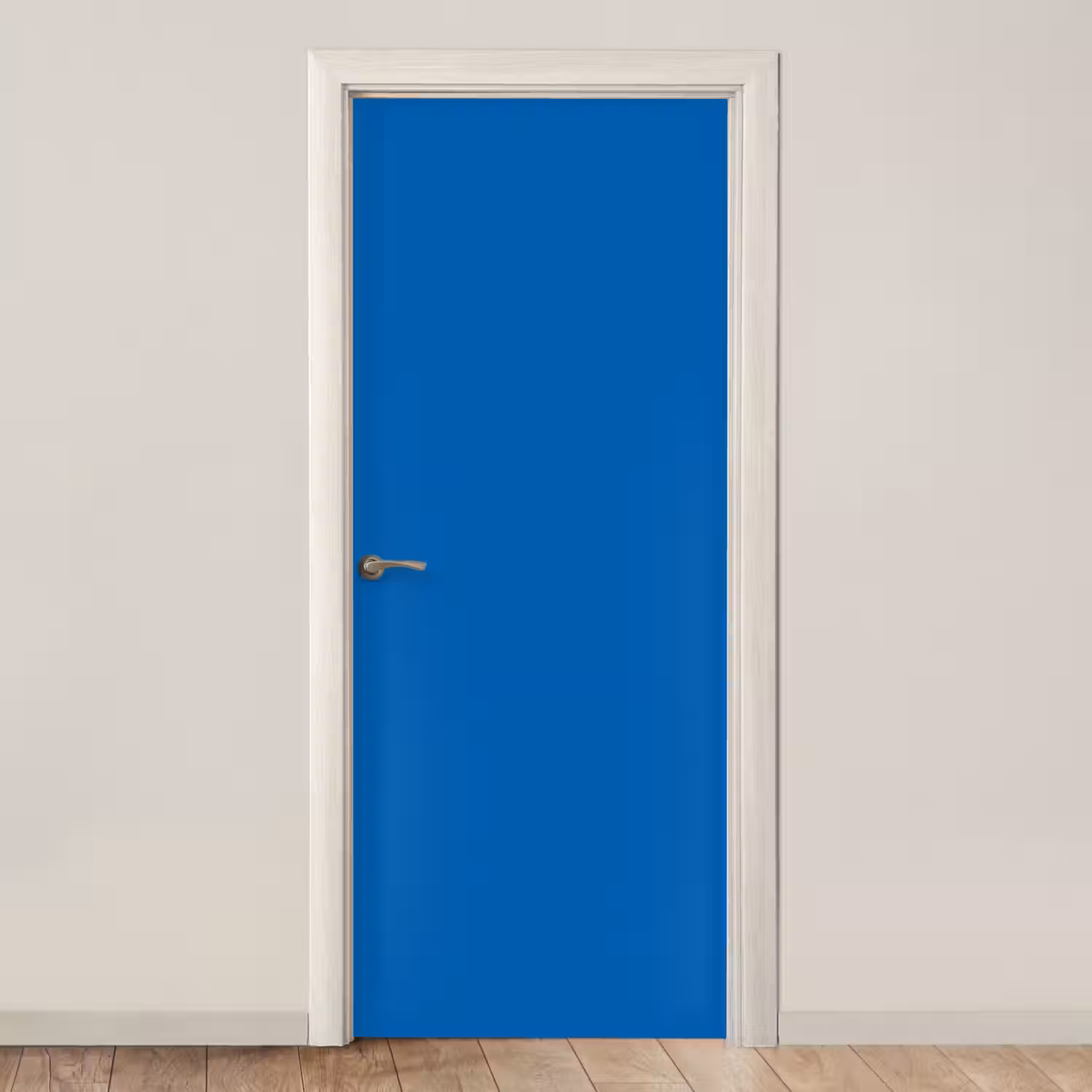 Classic - Azure - Blauw deurposter klein 289 -3d_beige