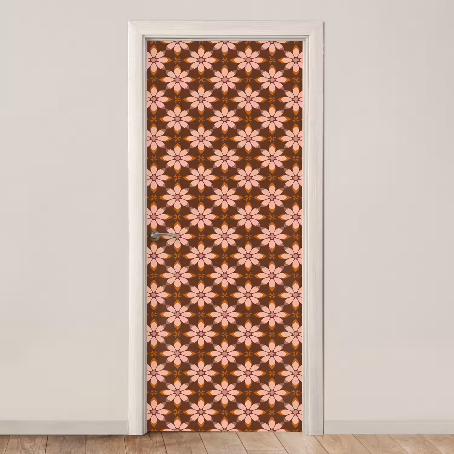 Klassiek - Retro - Bruin deurposter klein 289 -3d_beige