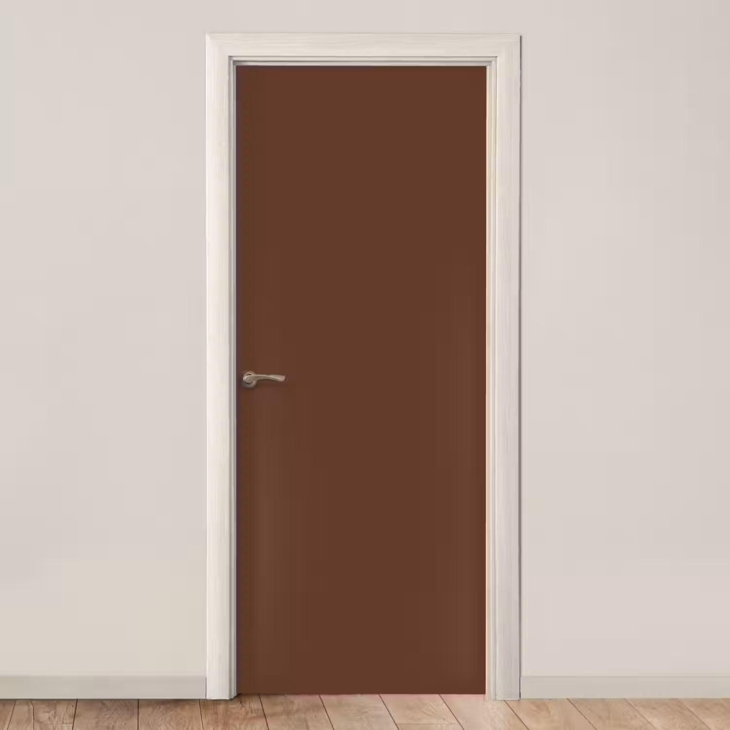 Deep - Clay - Brown - Bruin deurposter klein 289 -3d_beige