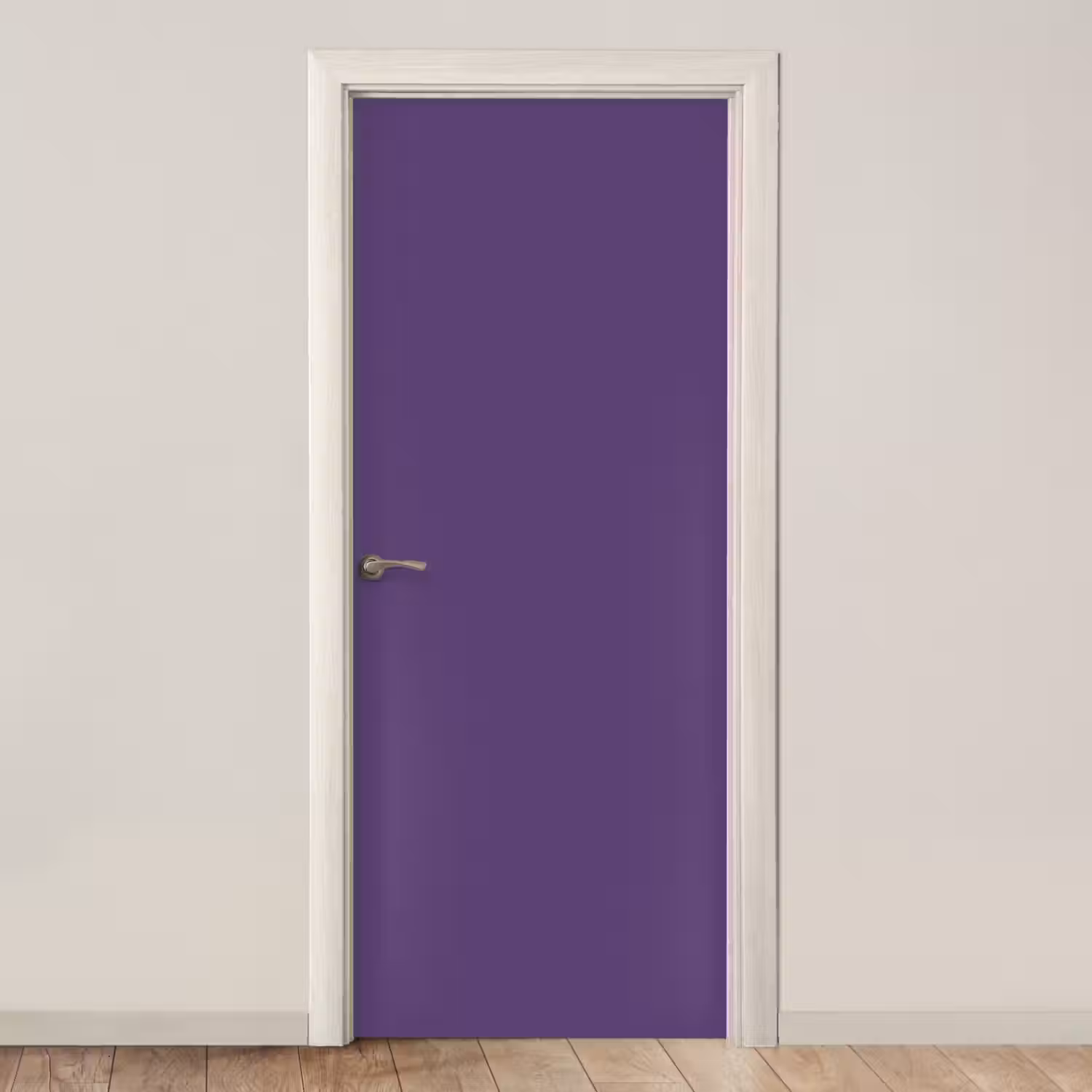 Deep - Plum - Paars deurposter klein 289 -3d_beige
