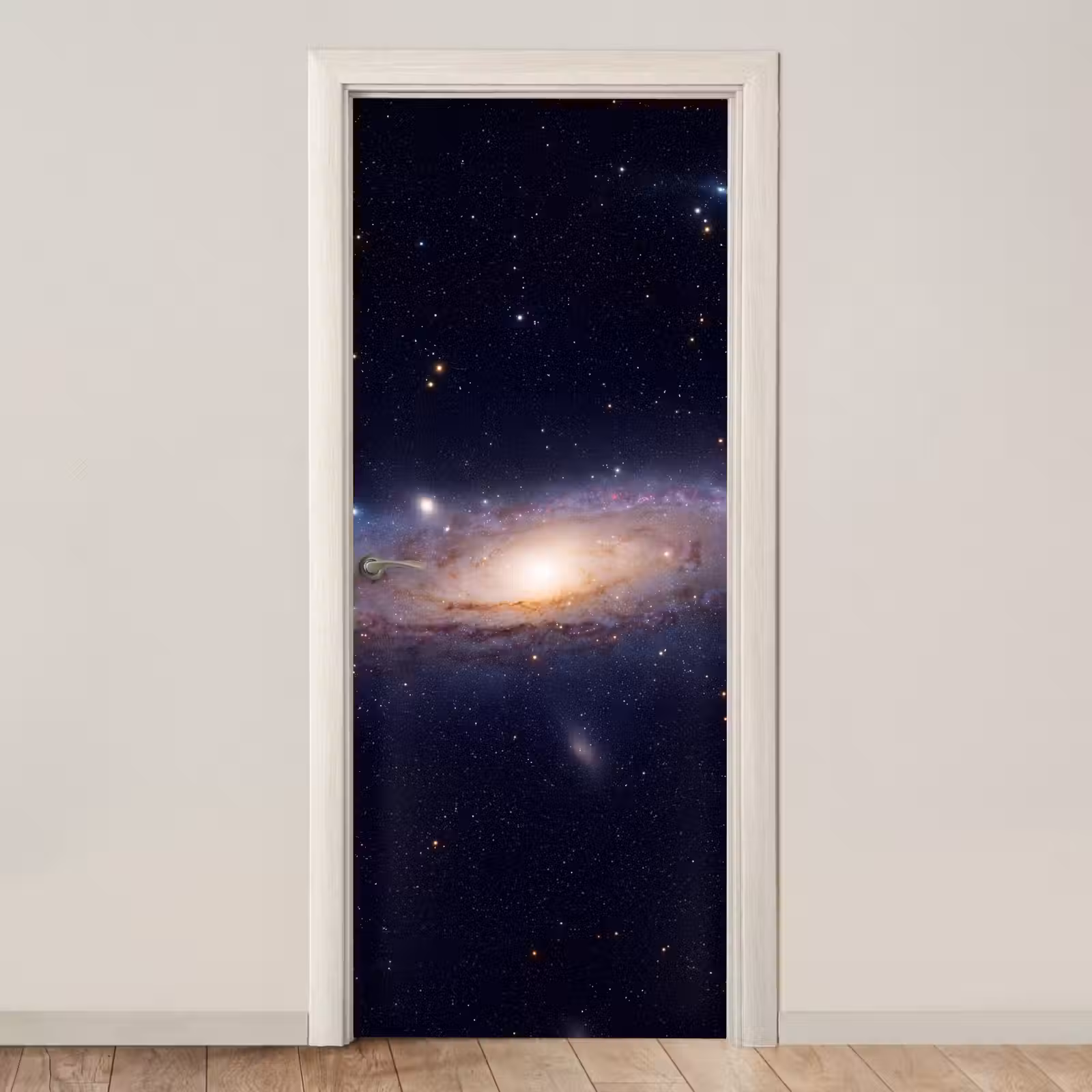 Door sticker - Galaxy - Space - Cosmos - Sterrenstelsel - Ruimte - Kosmos deurposter klein