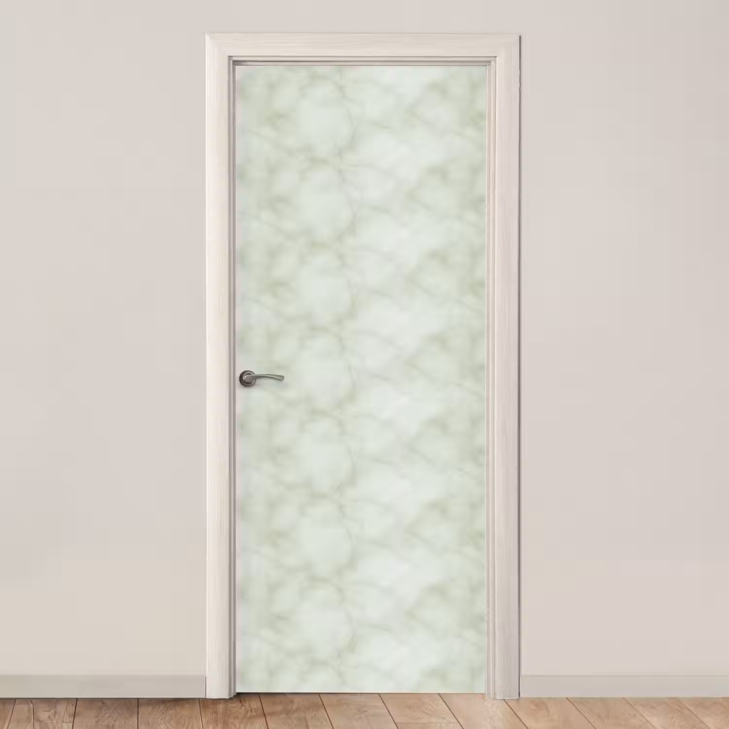 Groen - Marmer - Aders deurposter klein 289 -3d_beige