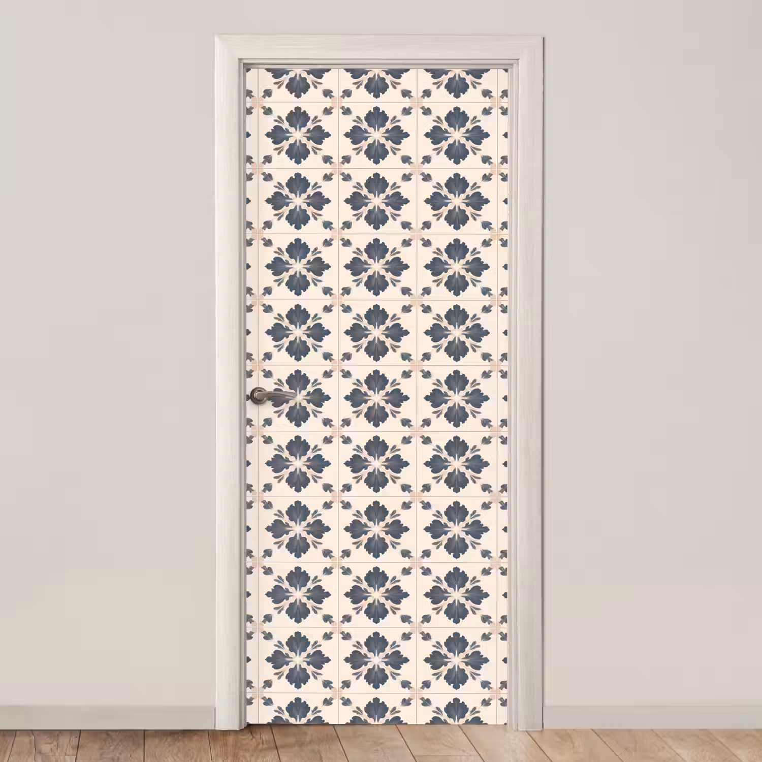 Bladvorm - Klassiek - Kleurrijk deurposter klein 289 -3d_beige