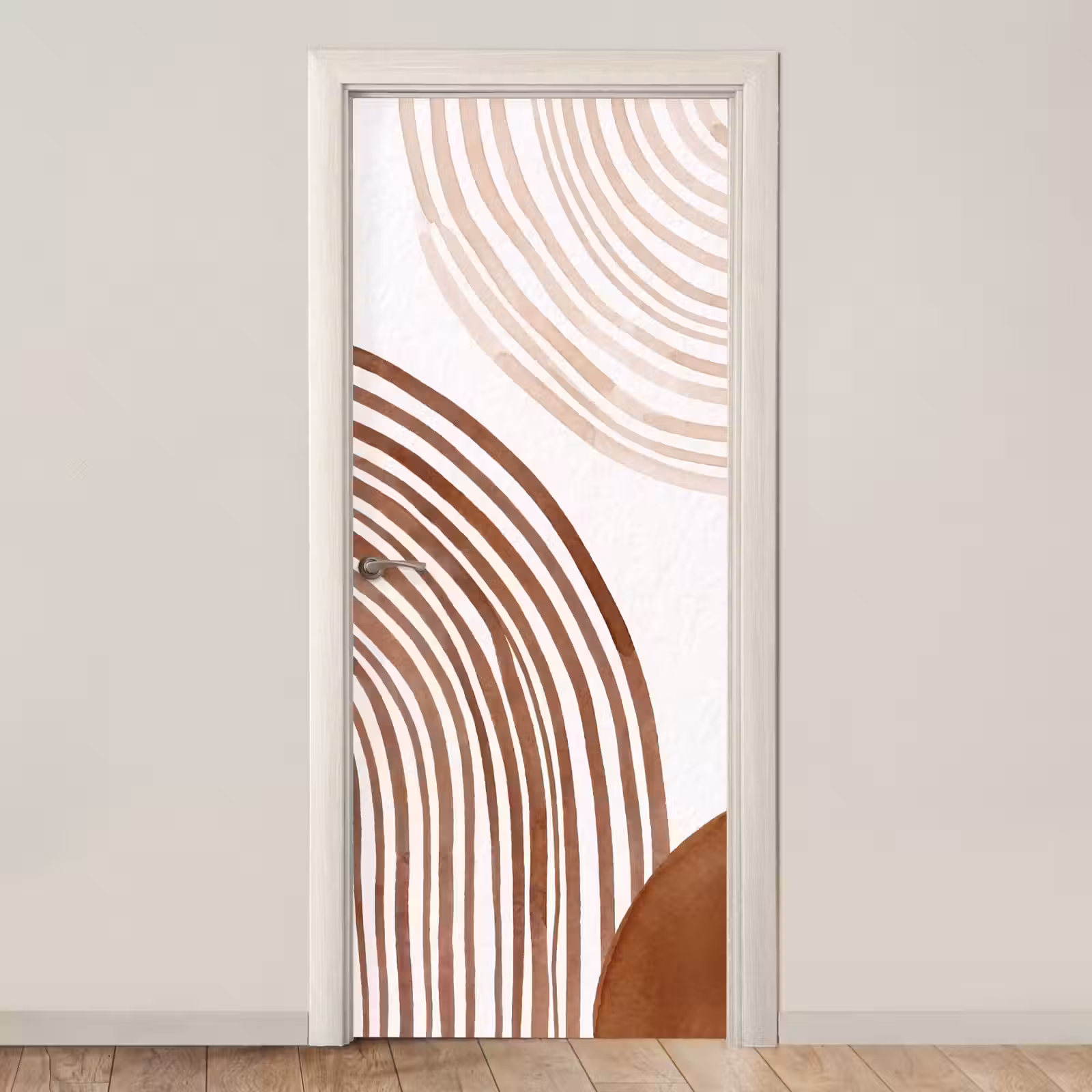 Door sticker - Lines - Minimalist - Art - Lijnen - Minimalistisch - Kunst deurposter klein
