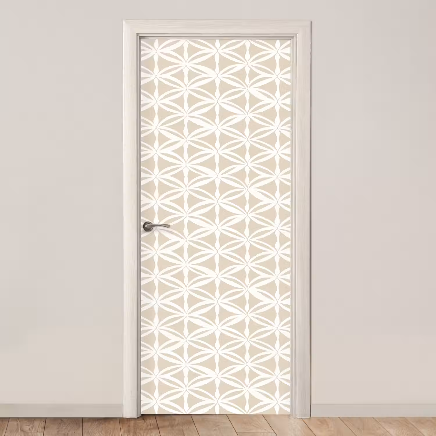 Motief - Modern - Beige deurposter klein 289 -3d_beige