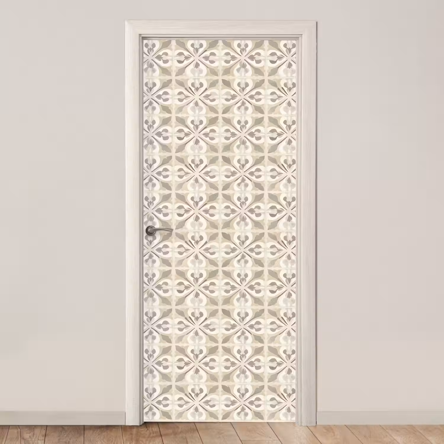 Tegel - Motief - Beige deurposter klein 289 -3d_beige