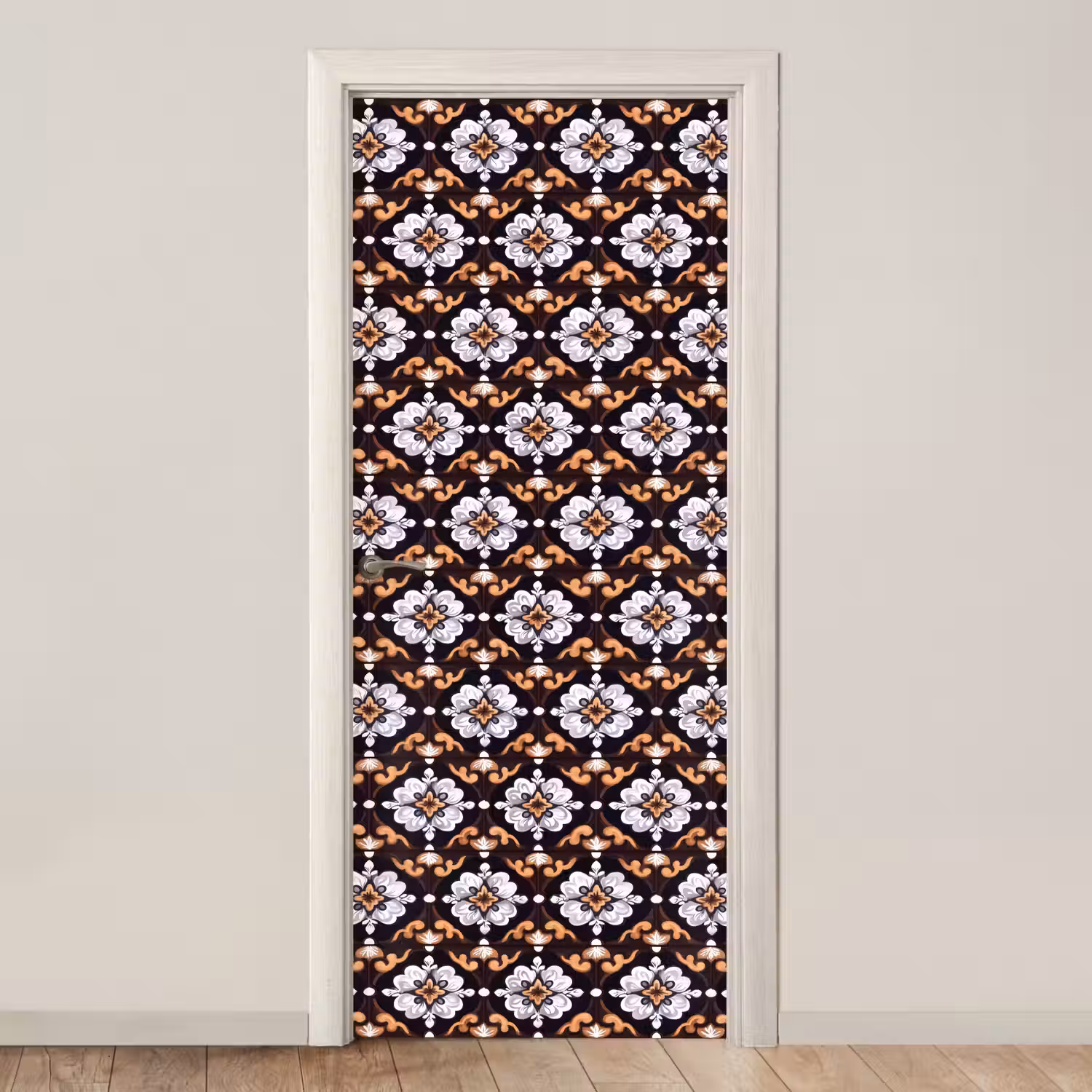 traditioneel - Element - Kleurrijk deurposter klein 289 -3d_beige