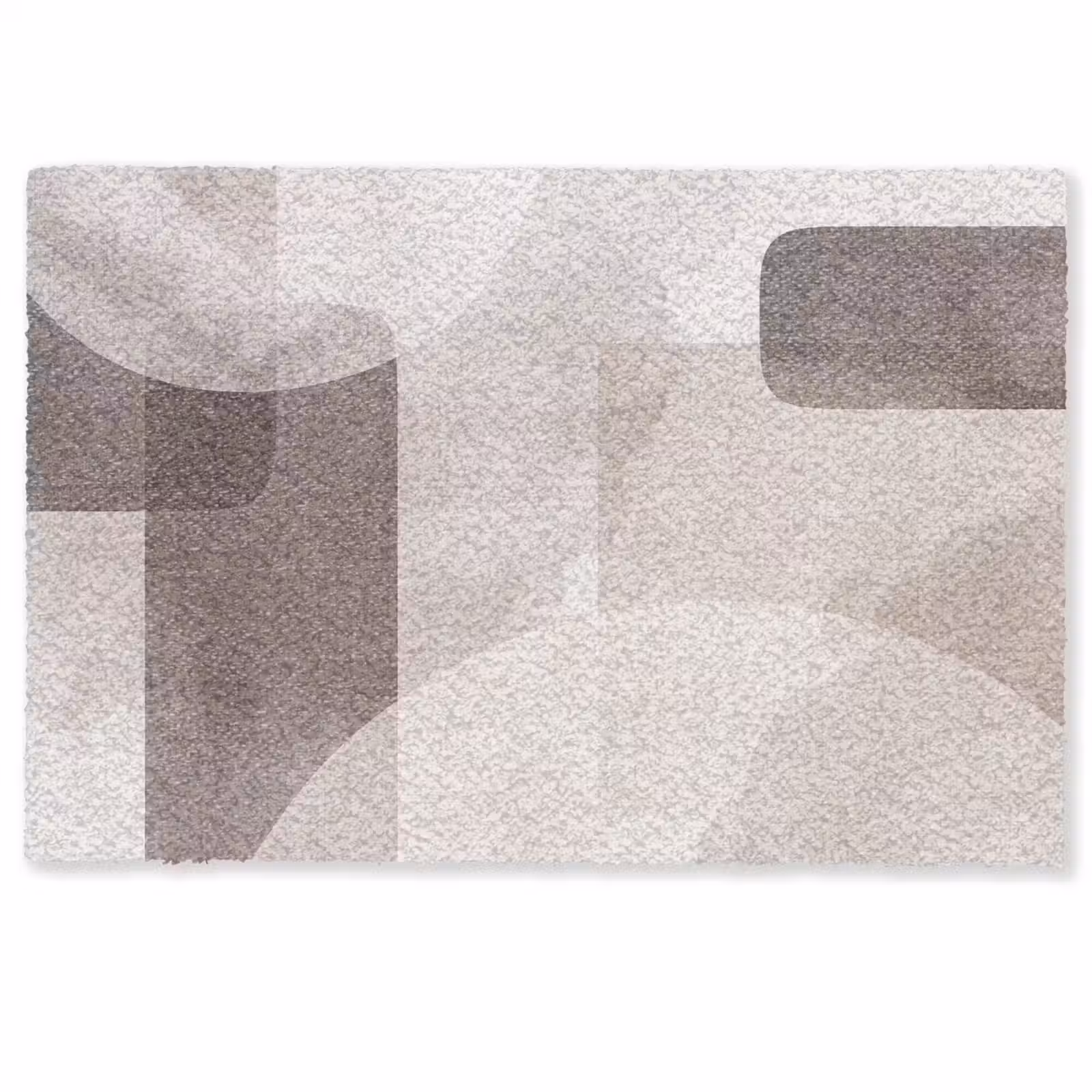 Doormat - Abstract Shapes - Beige - Abstracte vormen - Beige Deurmat klein