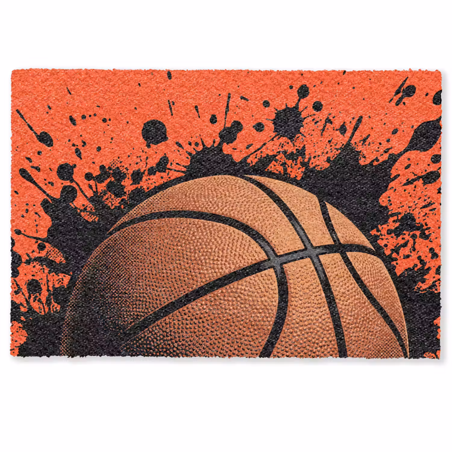 Basketbal - Verf - Sport - Oranje Deurmat klein -zkaufland3d