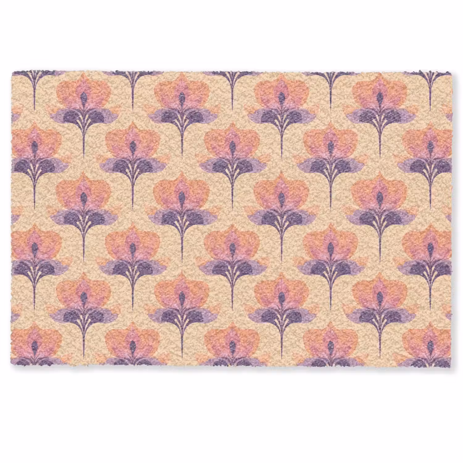 Botanisch - Patroon - Pastel Deurmat klein 898 -zkaufland3d