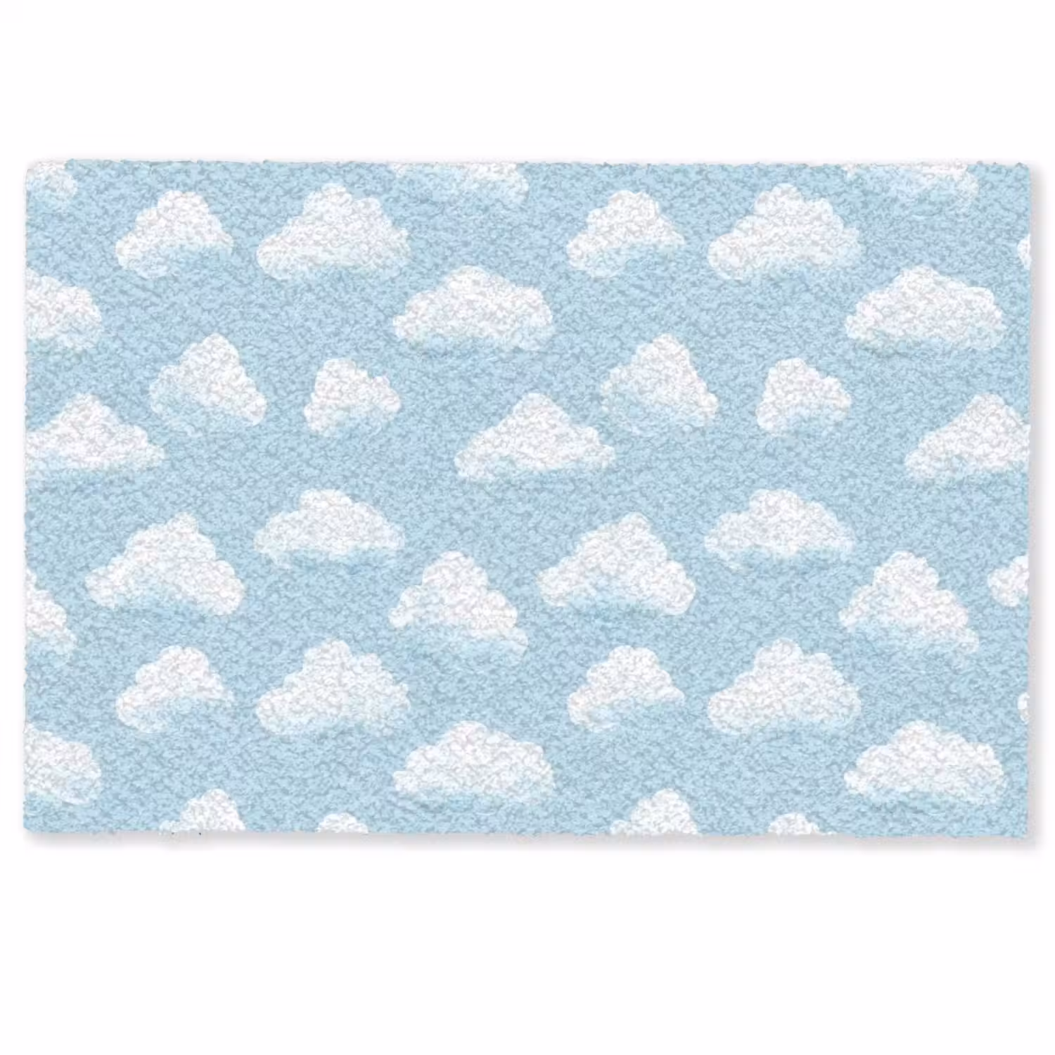 Wolken - Illustratie - Blauw Deurmat klein 898 -zkaufland3d