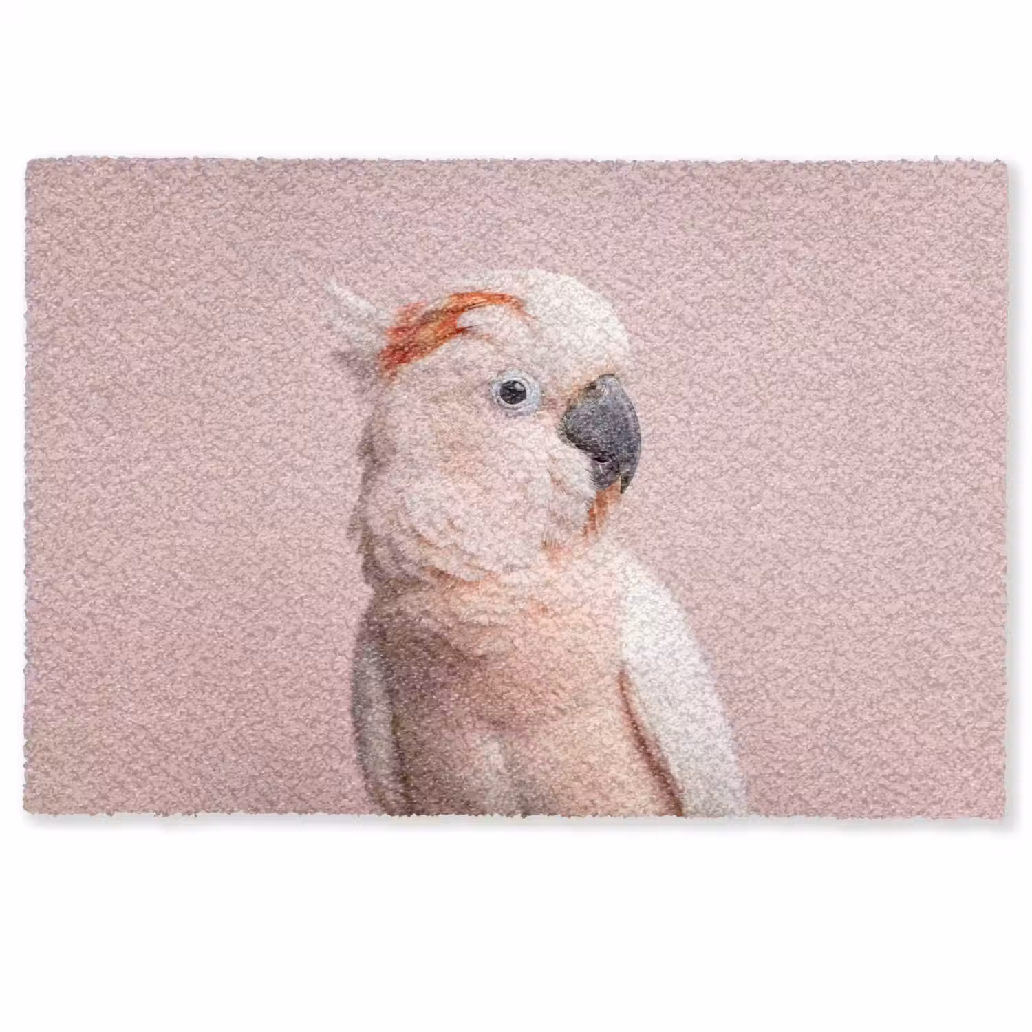 Kaketoe - Portret - Roze Deurmat klein -zkaufland3d