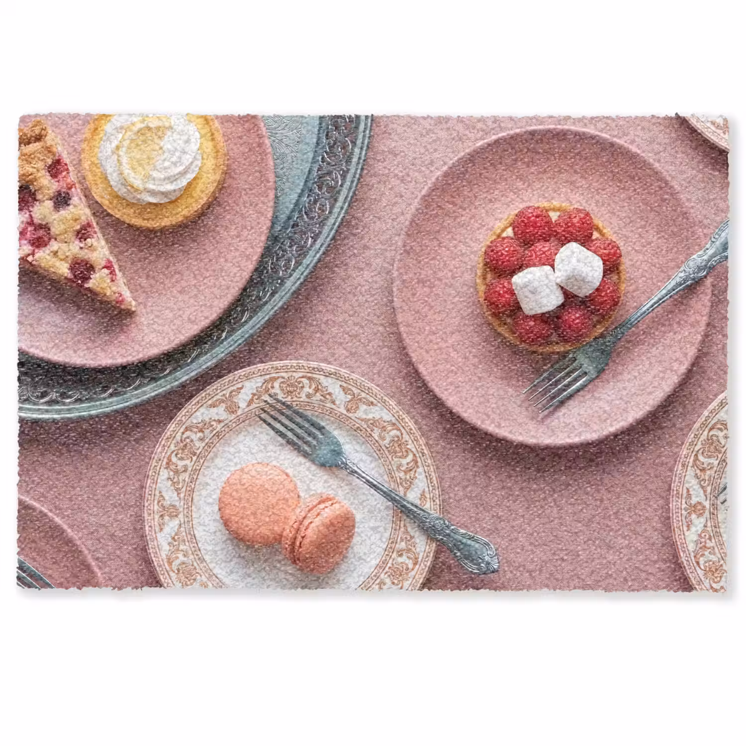Dessert - Taart - Gebak - Zoet - Roze Deurmat klein -zkaufland3d