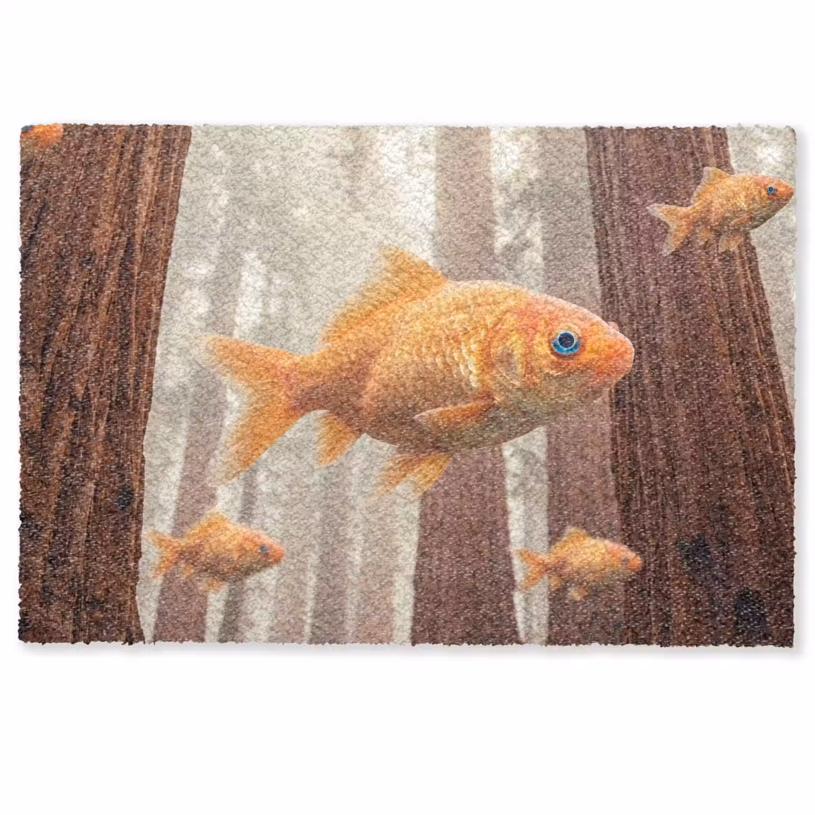 Doormat - Fish - Forest - Fantasy - Vis - Bos - Fantasie Deurmat klein