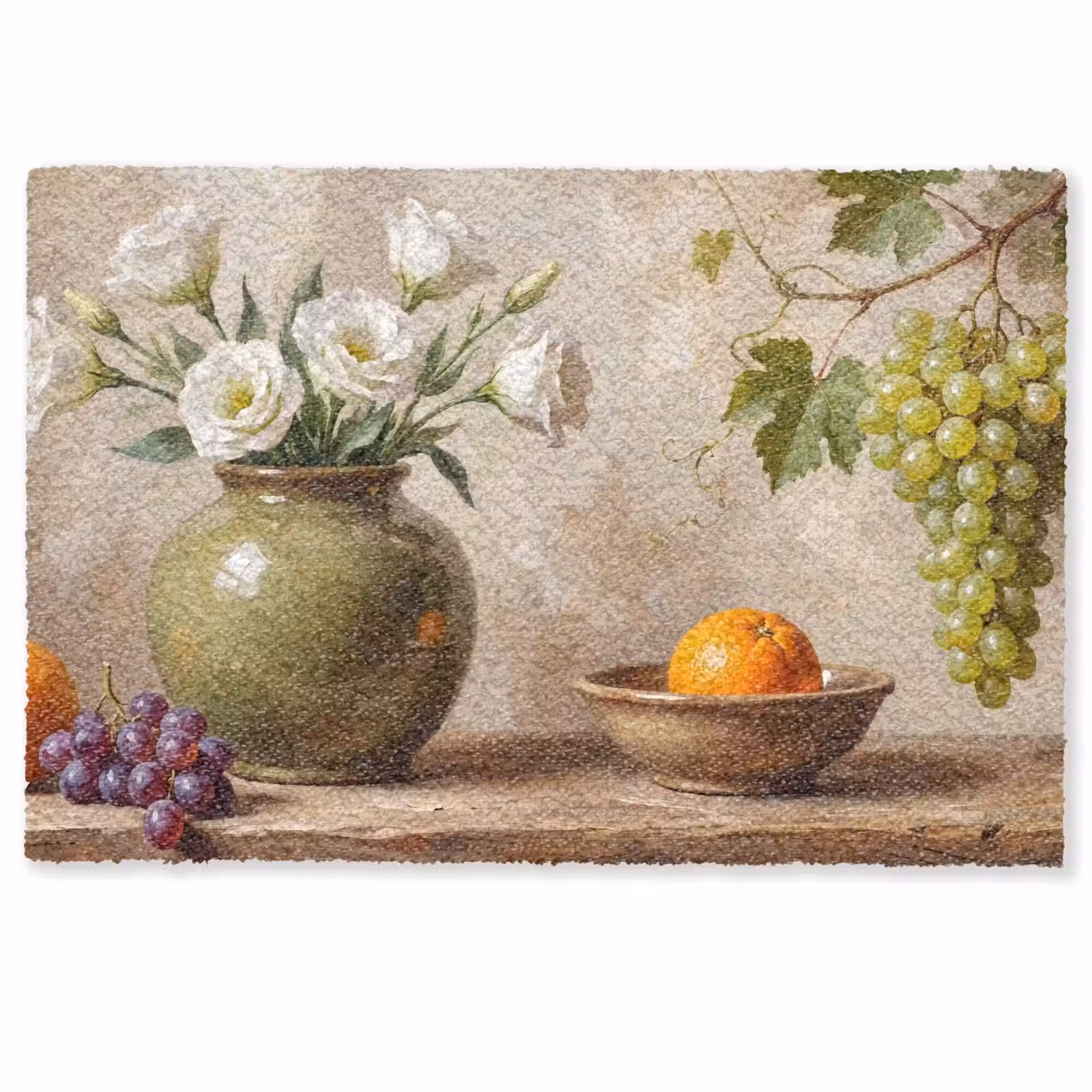 Doormat - Flowers - Fruit - Still Life - Bloemen - Fruit - Stilleven Deurmat klein