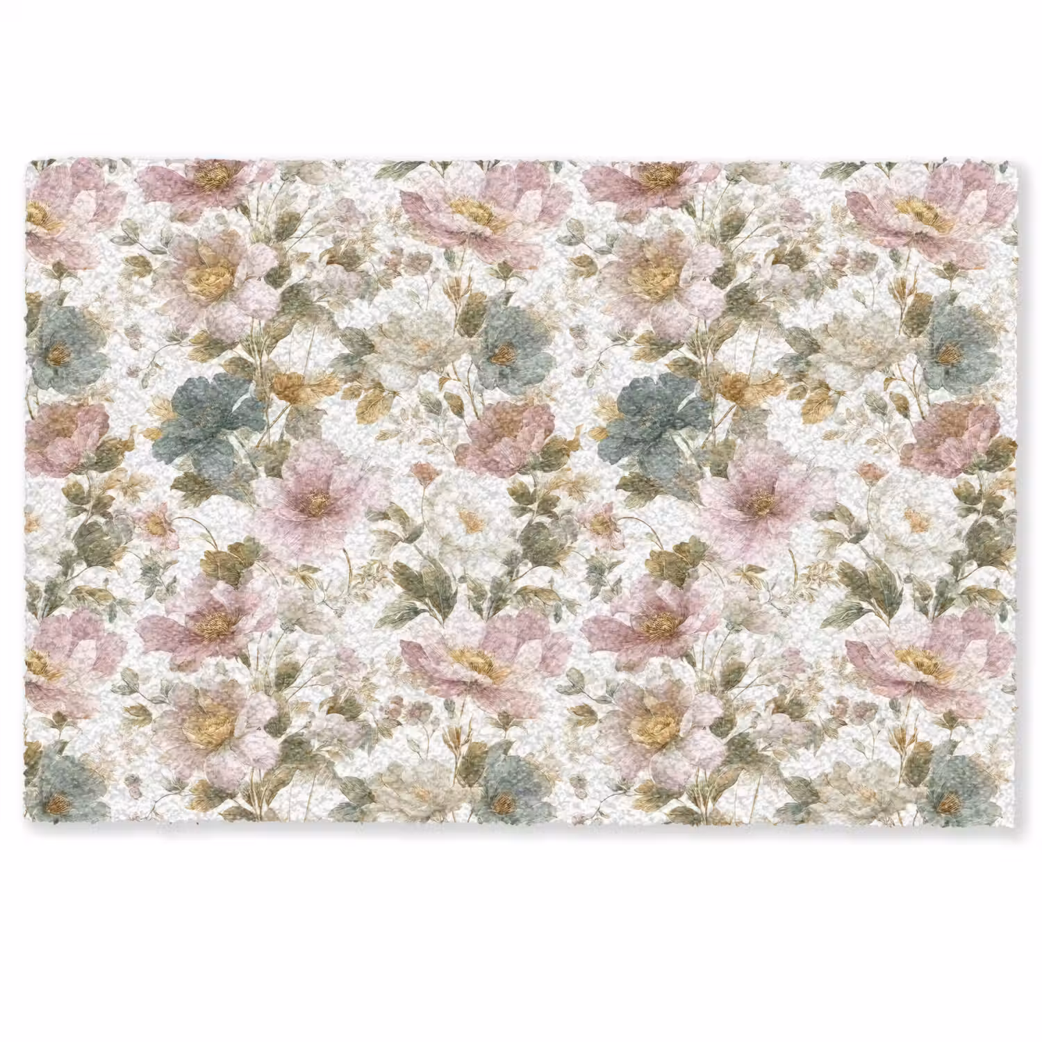 Bloemen - Patroon - Pastel Deurmat klein 898 -zkaufland3d
