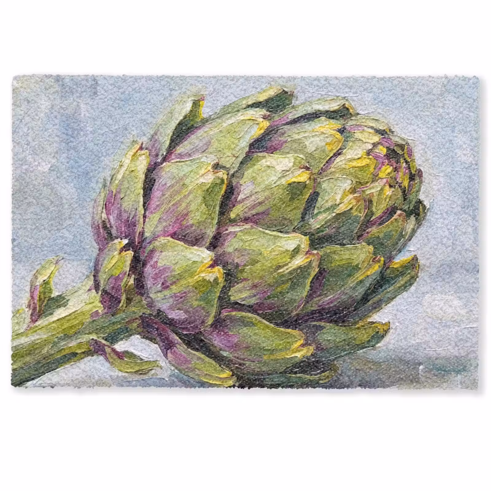 Doormat - Food - Artichoke - Modern - Eten - Artisjok - Modern Deurmat klein