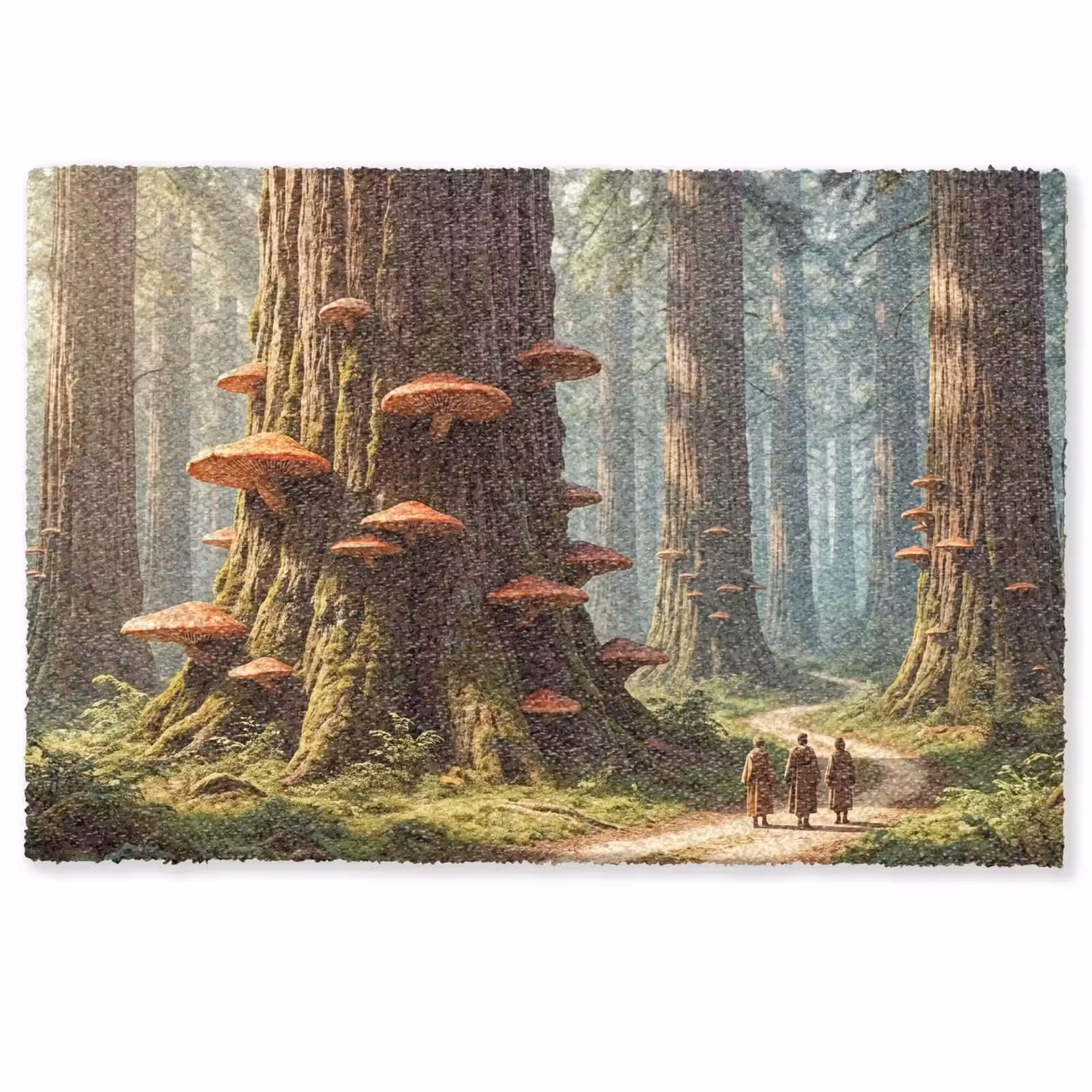 Doormat - Forest - Trees - Nature - Bos - Bomen - Natuur Deurmat klein