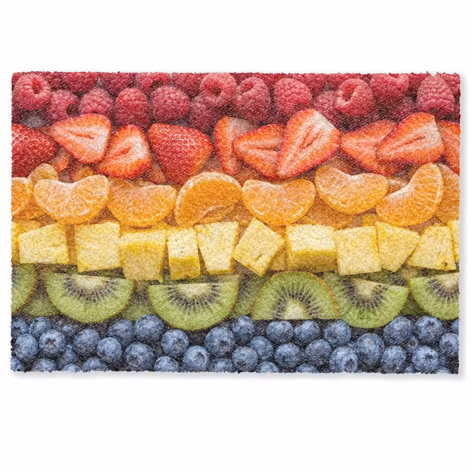 Fruit - Regenboog - Gezond - Kleurrijk Deurmat klein -zkaufland3d