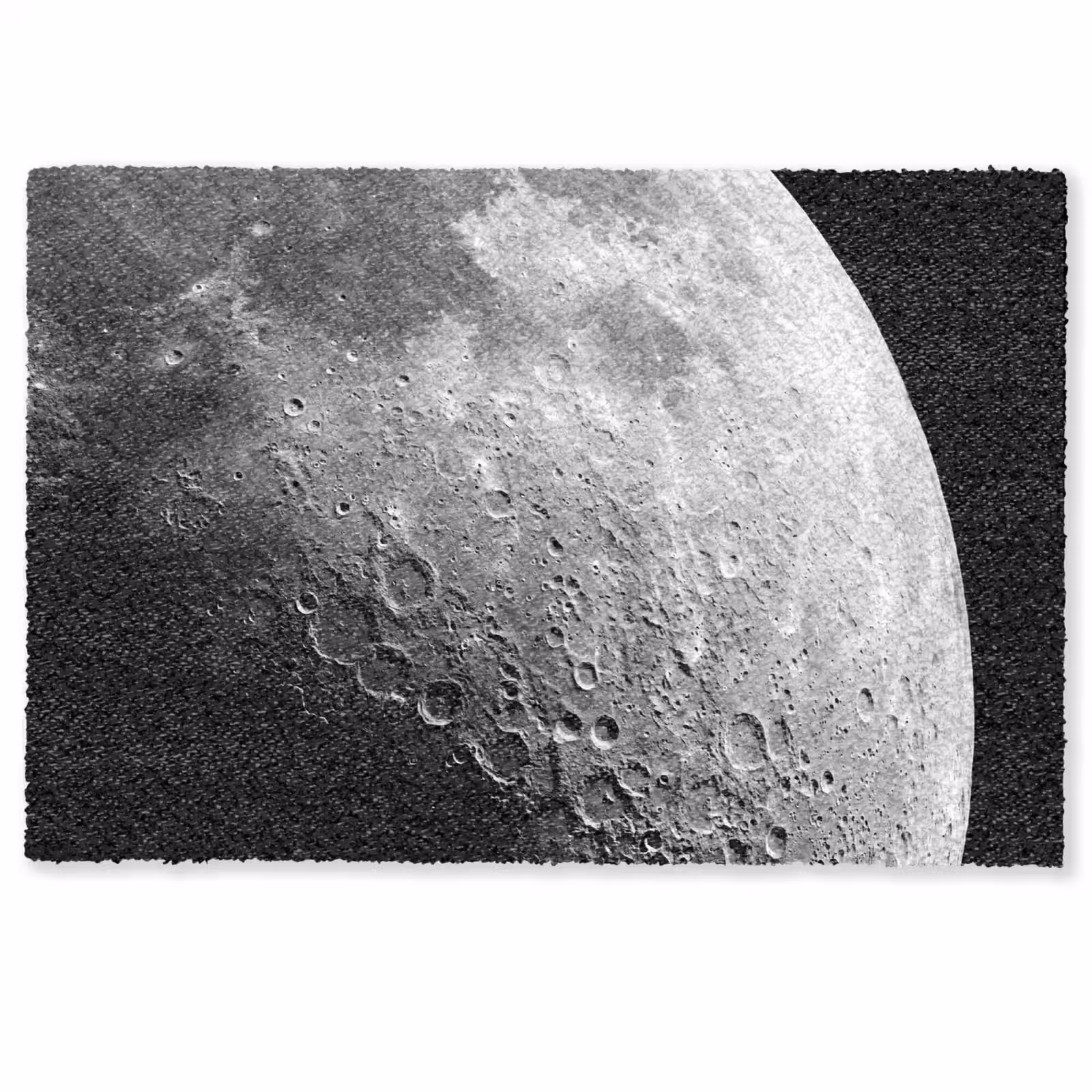 Doormat - Moon - Craters - Space - Maan - Kraters - Ruimte Deurmat klein