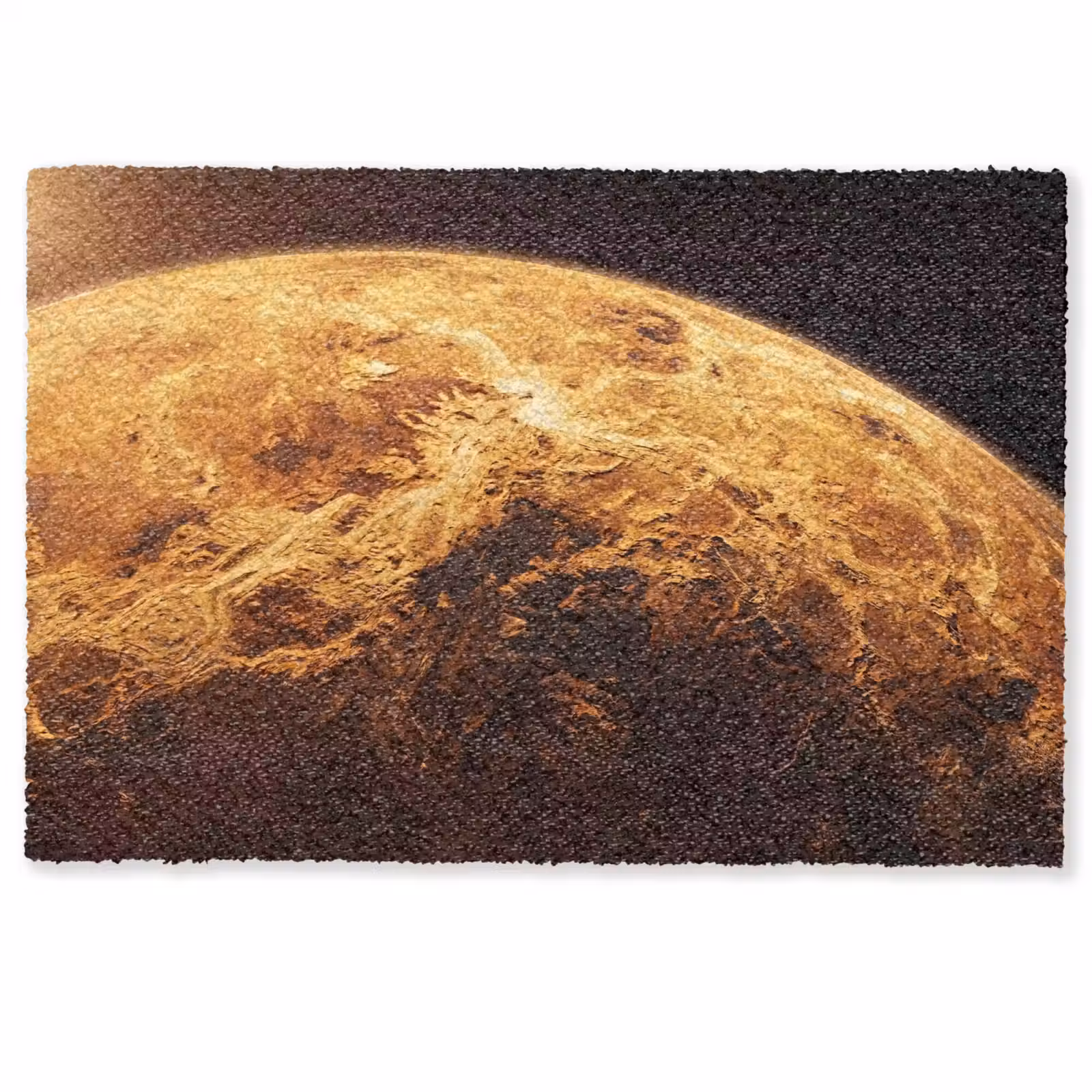 Doormat - Planet - Space - Orange - Planeet - Ruimte - Oranje Deurmat klein