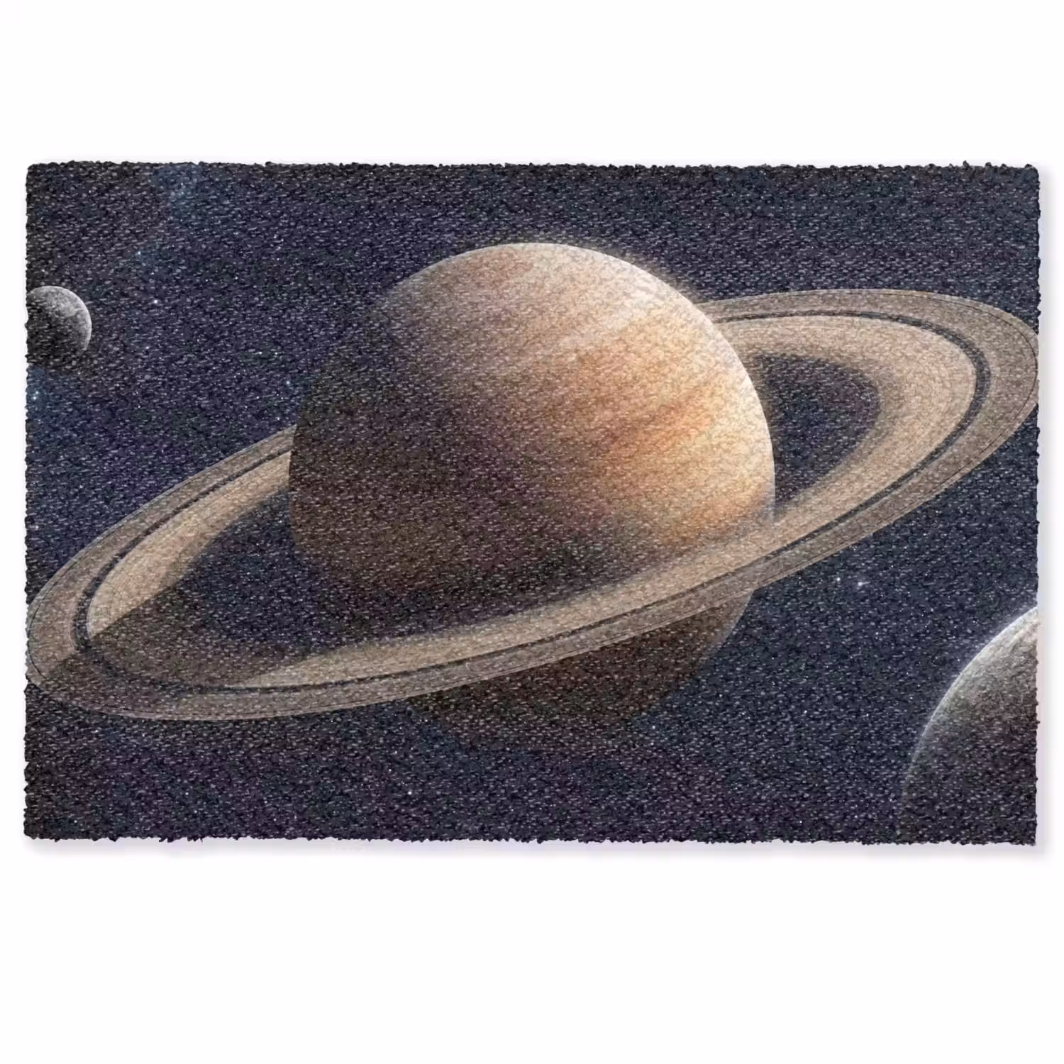 Planeten - Saturnus - Ruimte Deurmat klein -zkaufland3d