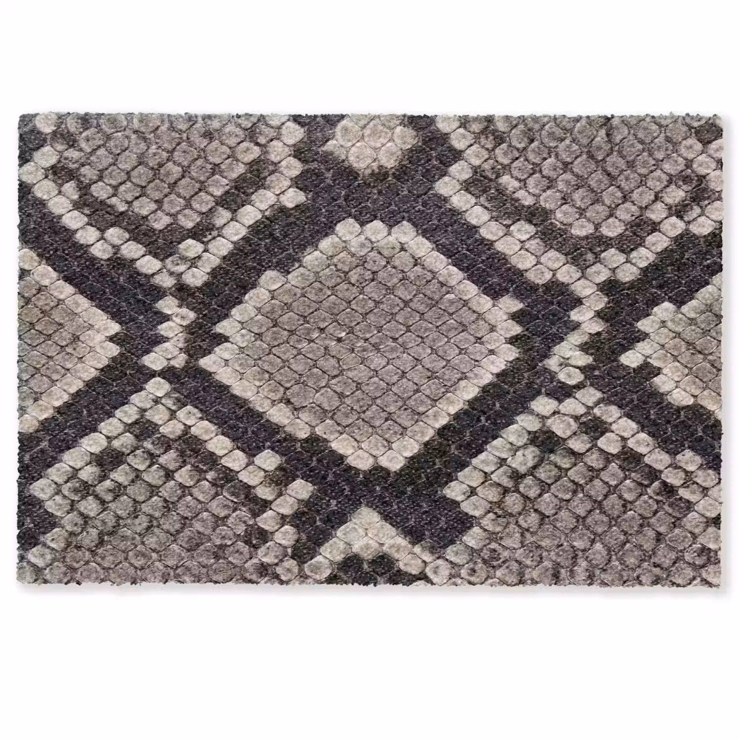 Slangenleer - Patroon - Beige Deurmat klein -zkaufland3d