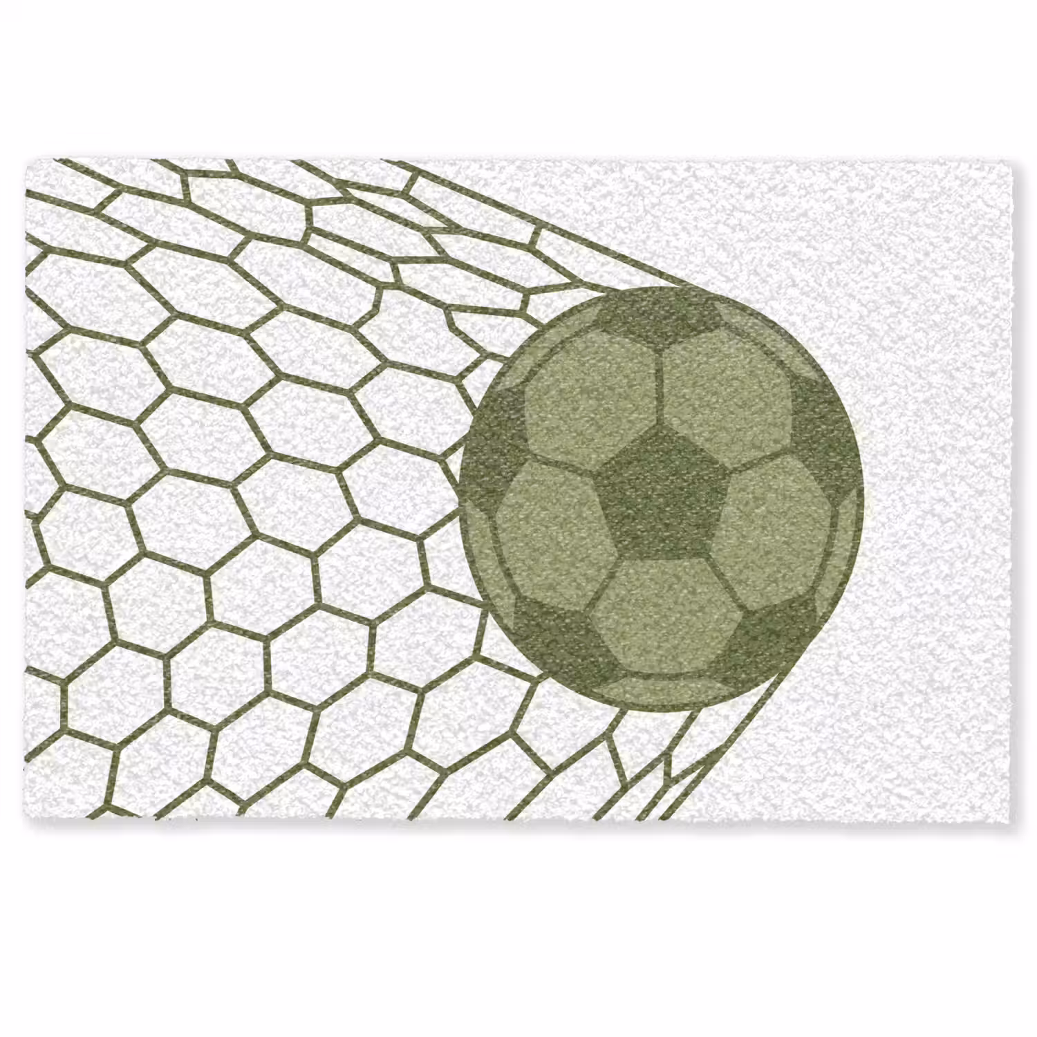 Voetbal - Goal - Sport - Groen Deurmat klein -zkaufland3d
