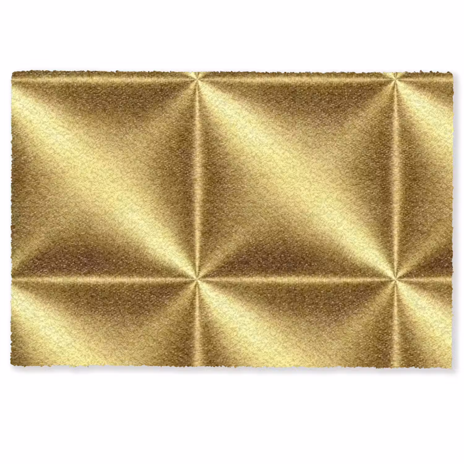 Textuur - Geborsteld Goud - Industrieel - Metallic Deurmat klein 898 -zkaufland3d