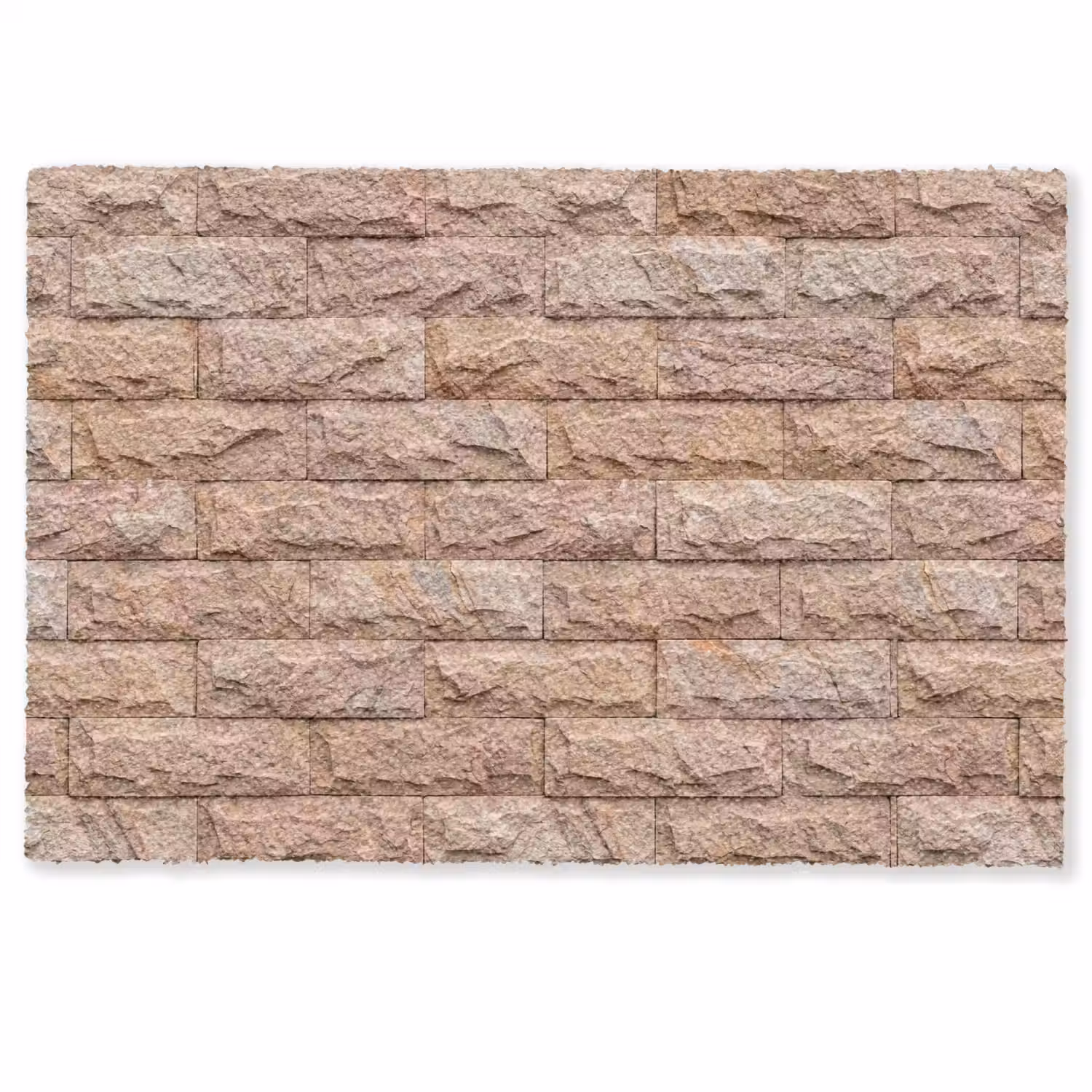 Muur - Steen - Ruw - Textuur - Beige Deurmat klein -zkaufland3d