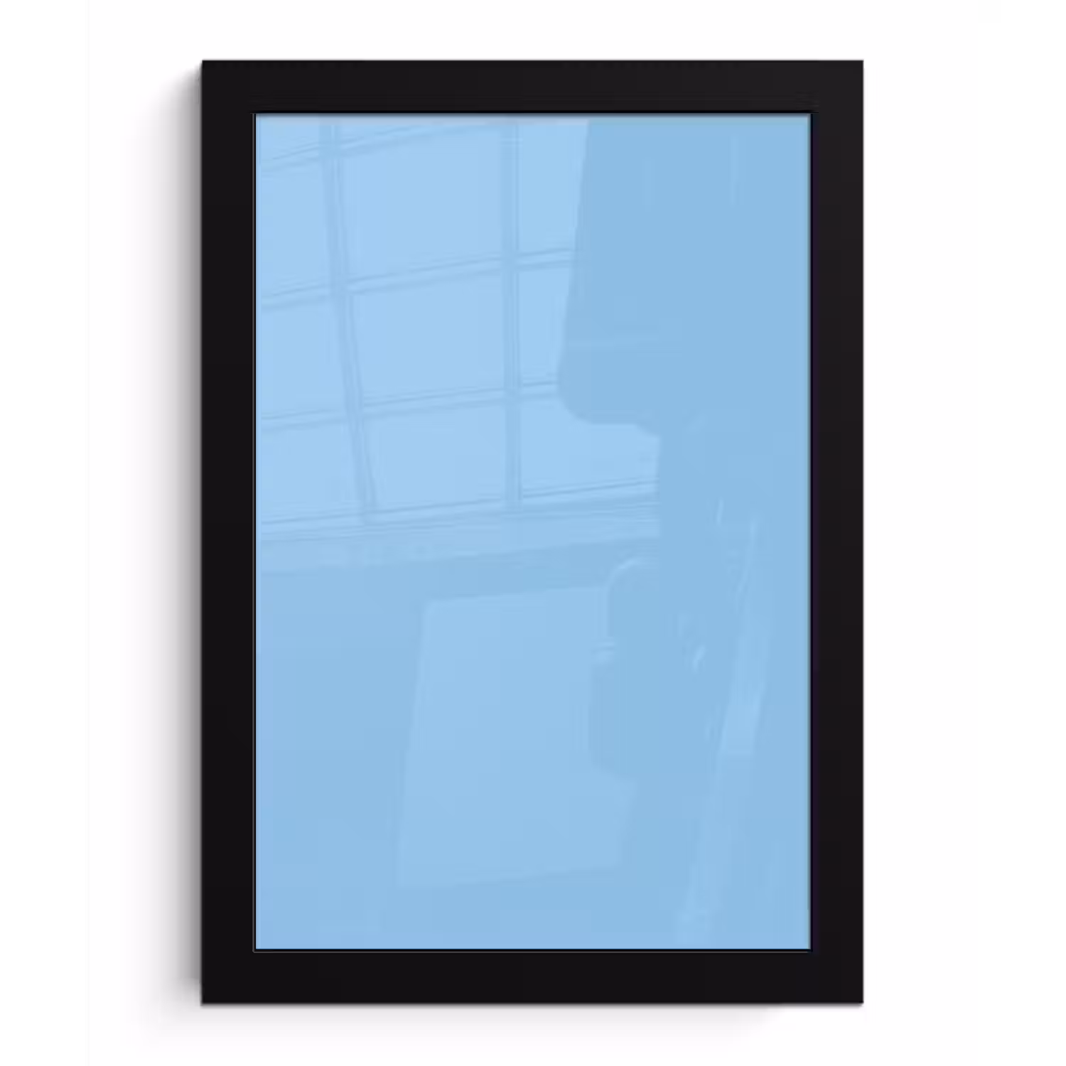 Baby - Blue - Blauw fotolijst zwart zonder passe partout klein 224 -3d