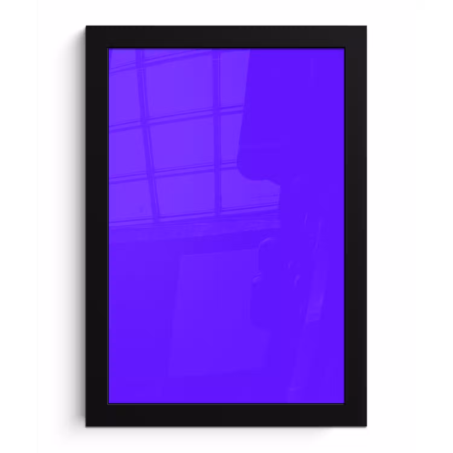 Electric - Indigo - Paars fotolijst zwart zonder passe partout klein 224 -3d