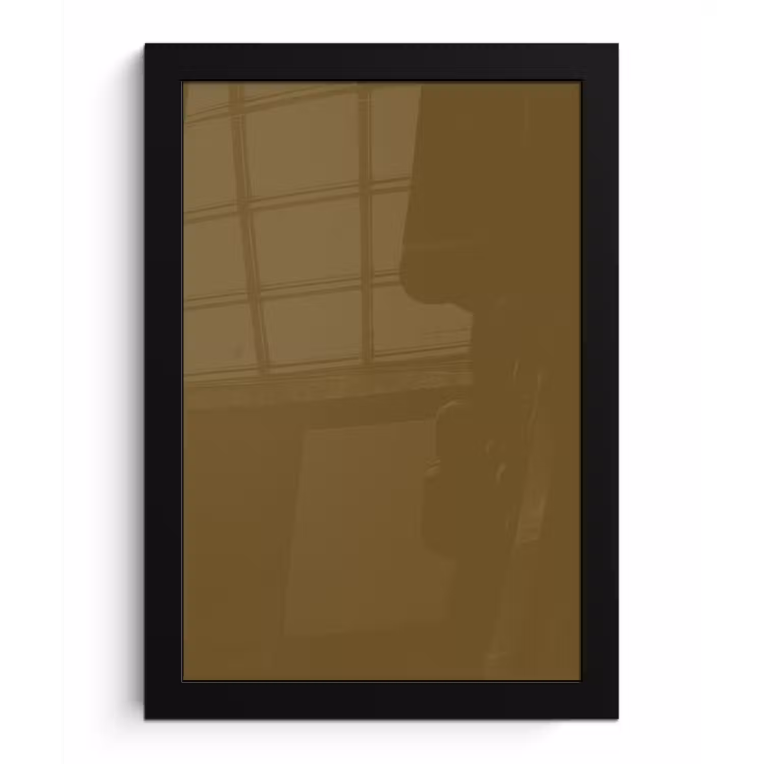 Hunter - Groen - Herfst fotolijst zwart zonder passe partout klein 224 -3d
