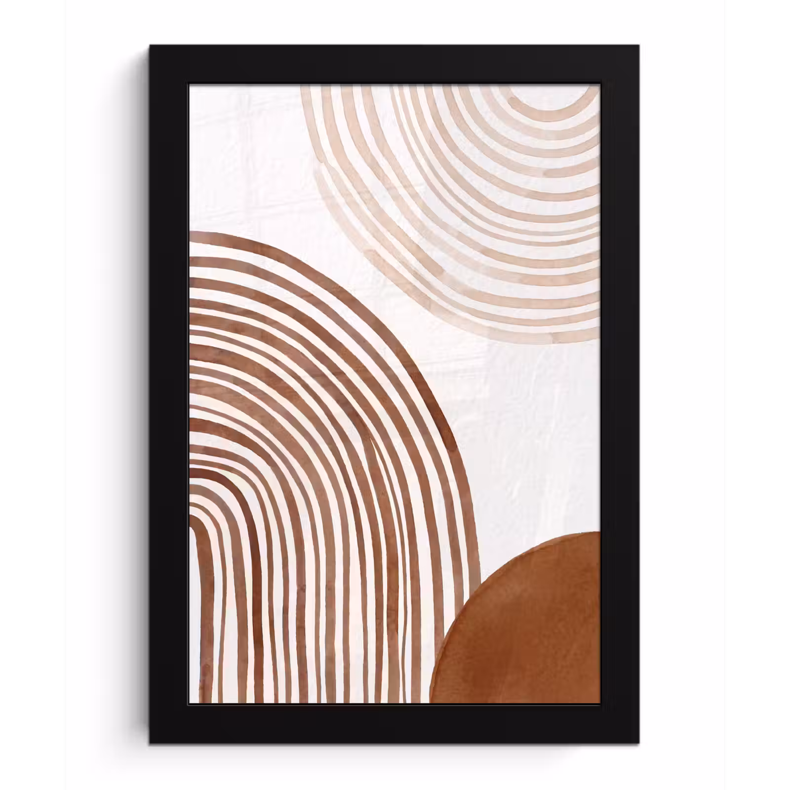 Framed Prints - Lines - Minimalist - Art - Lijnen - Minimalistisch - Kunst fotolijst zwart zonder passe partout klein